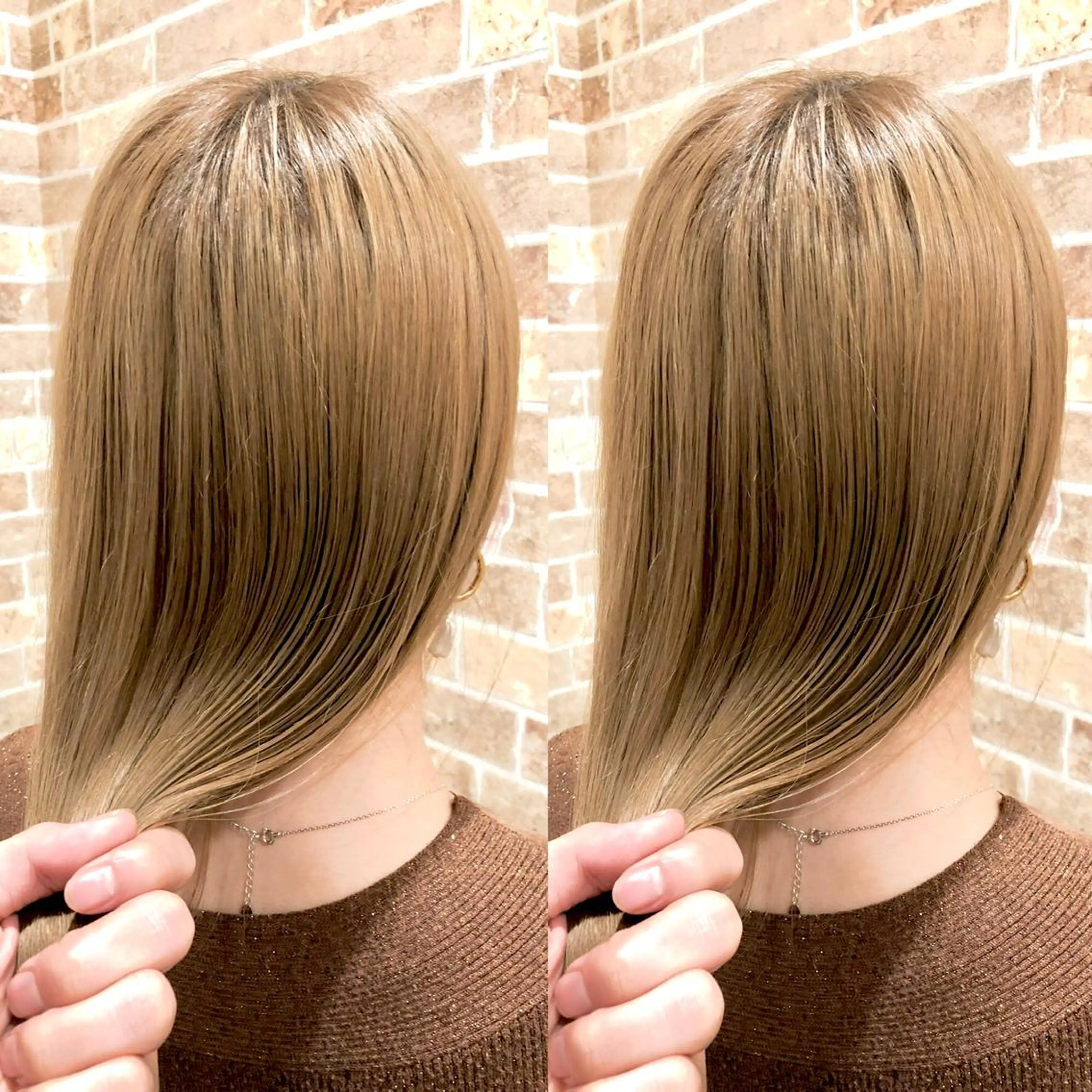 ロング ヘアカラー トリートメント 大山 亮　　【髪質改善】のヘアスタイル