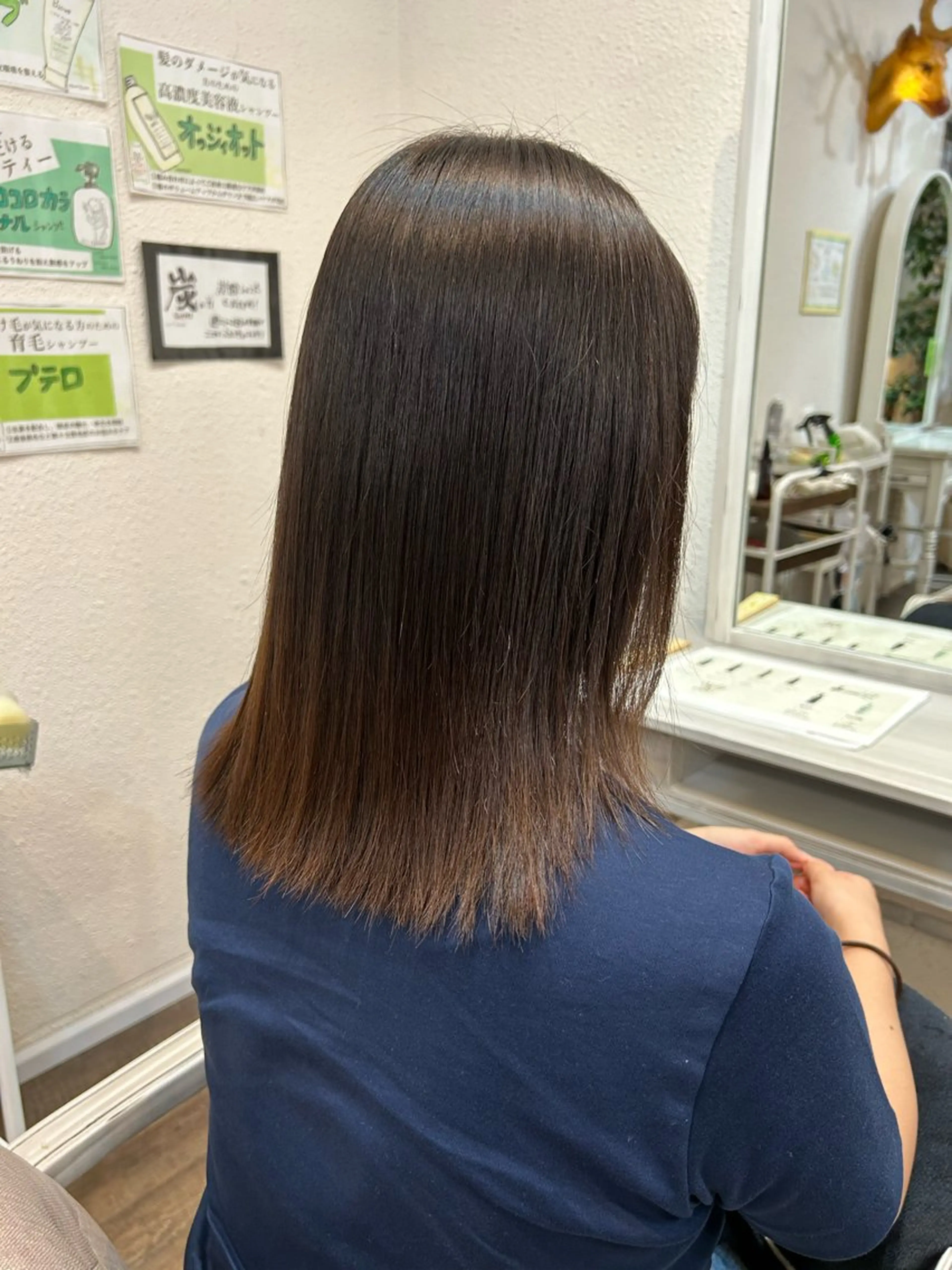 カット＋縮毛矯正　　紹介補足説明をご覧ください。の写真