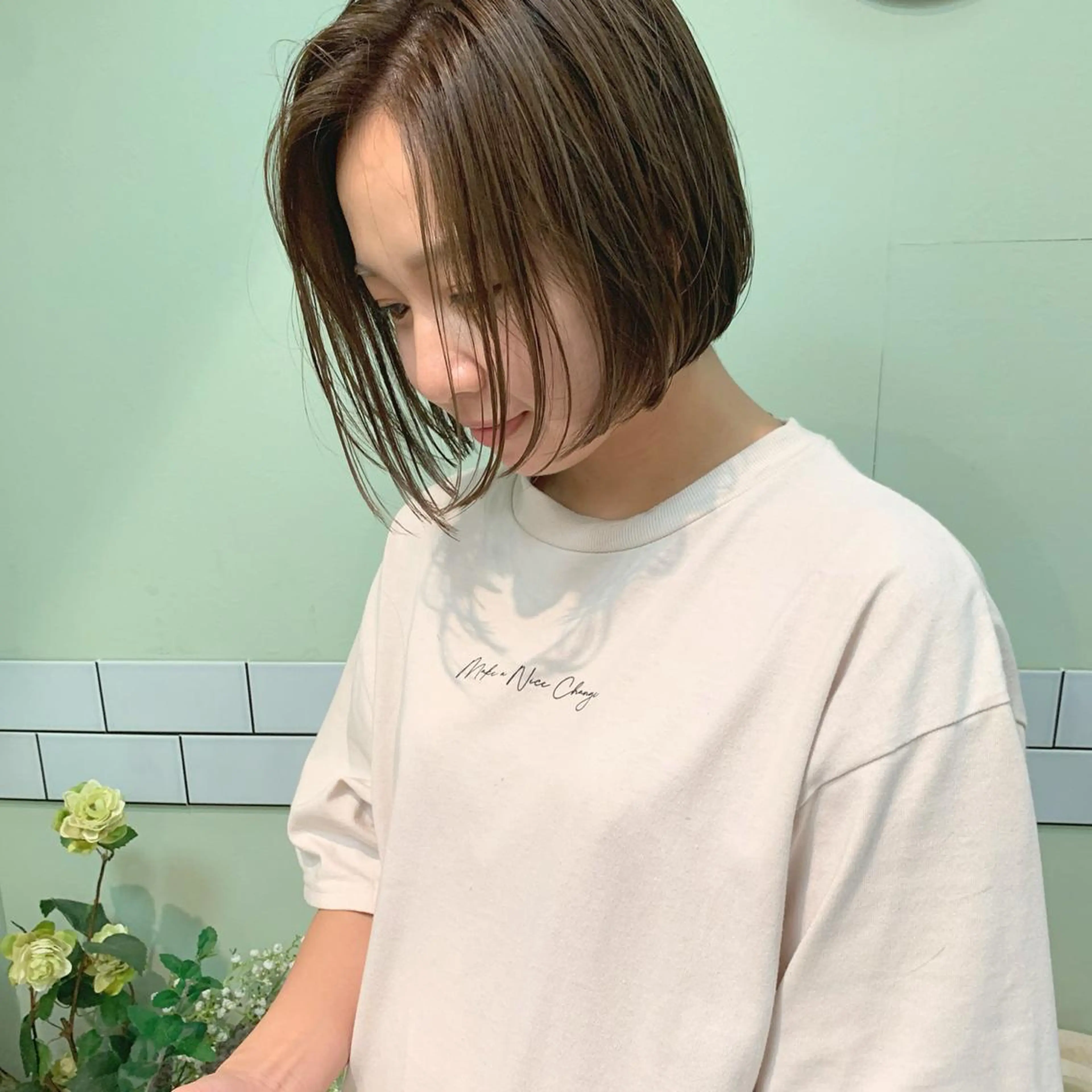 ショート カラー ﾊｲﾄｰﾝ/ｼｮｰﾄ 村上淳乃🐥のヘアスタイル