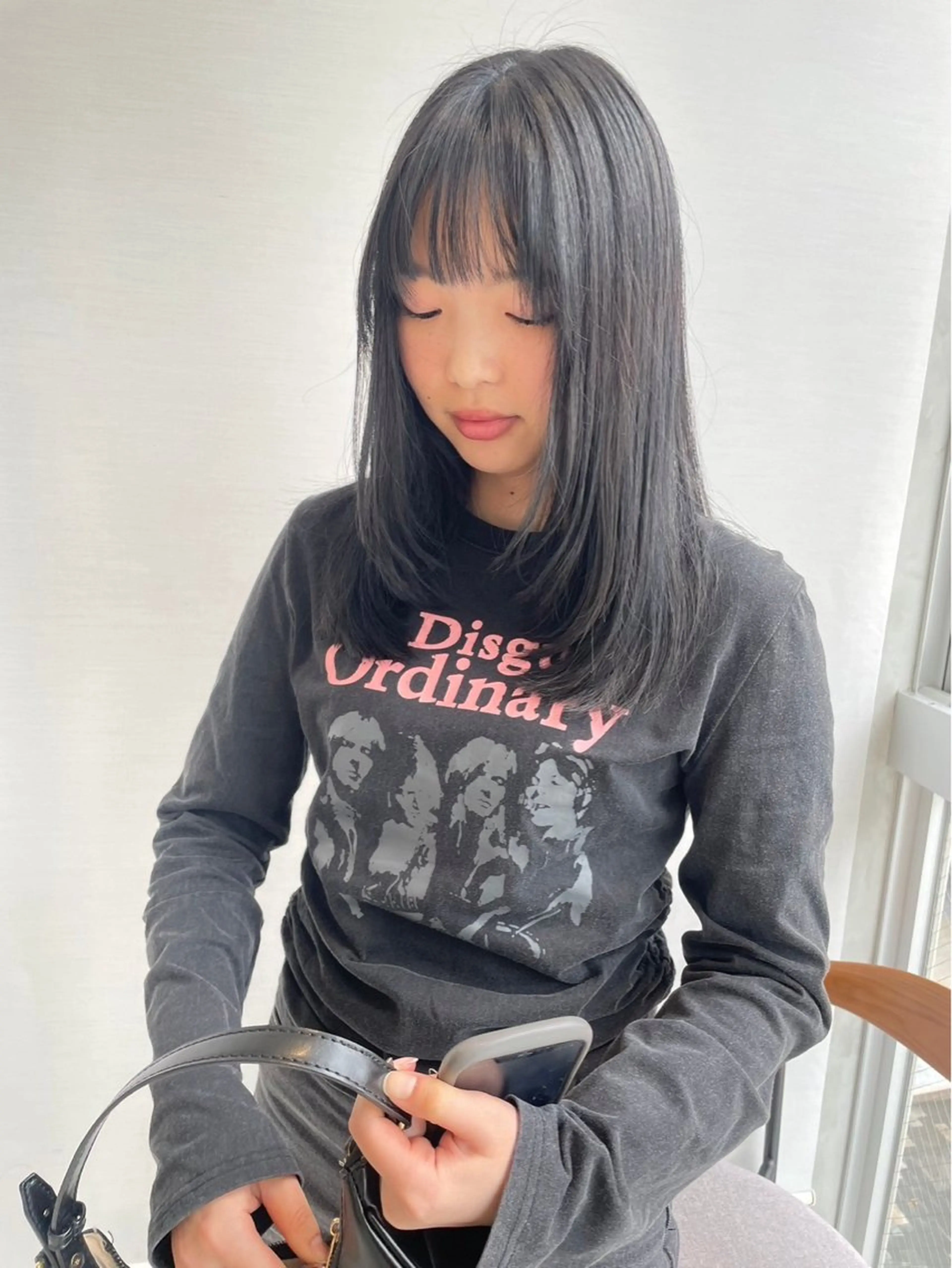 ロング レイヤーカット 🫒🫒ブリーチなし 艶カラー🫒ヤマシロのヘアスタイル