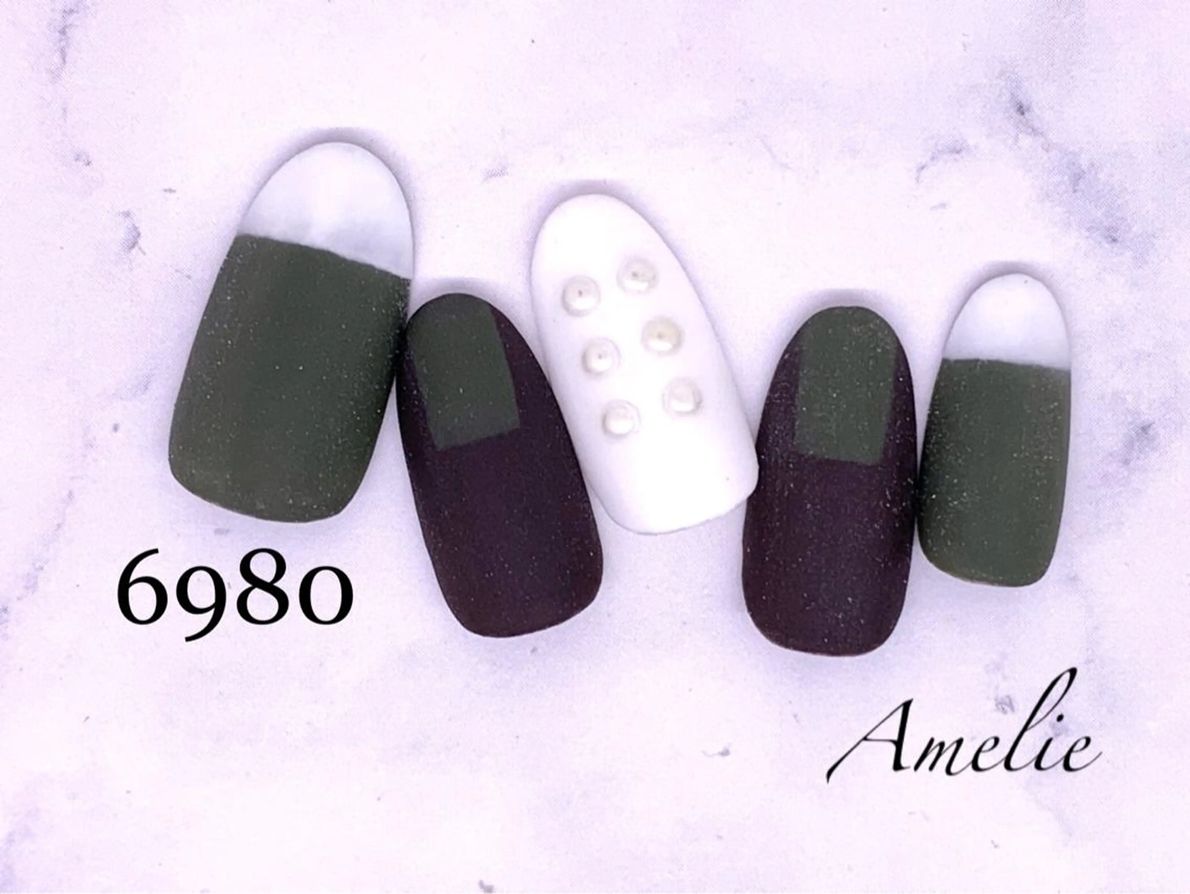 ネイル ハンドネイル いちじゅう あおいのネイルデザイン