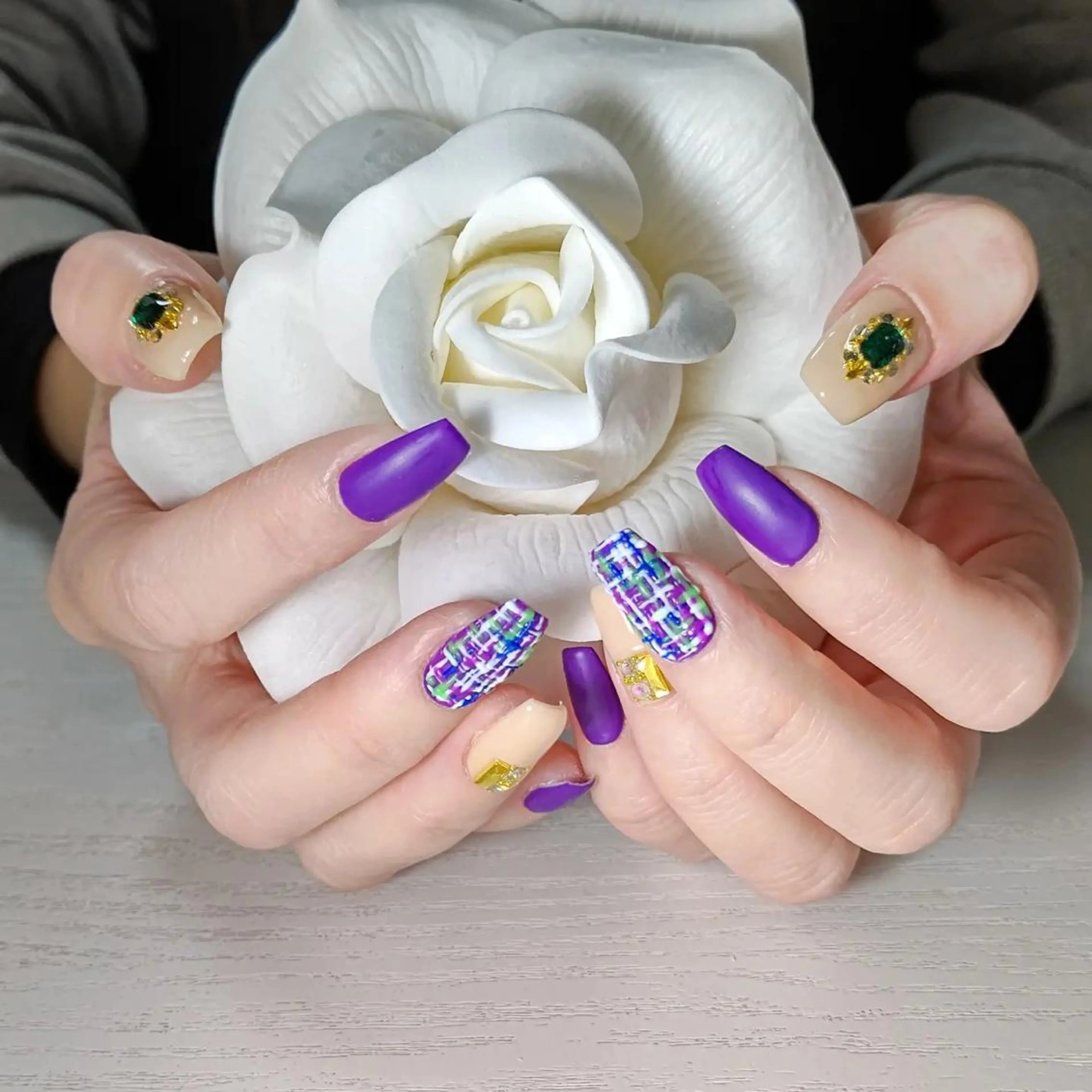 ネイル ハンドネイル nail salon Blancのネイルデザイン