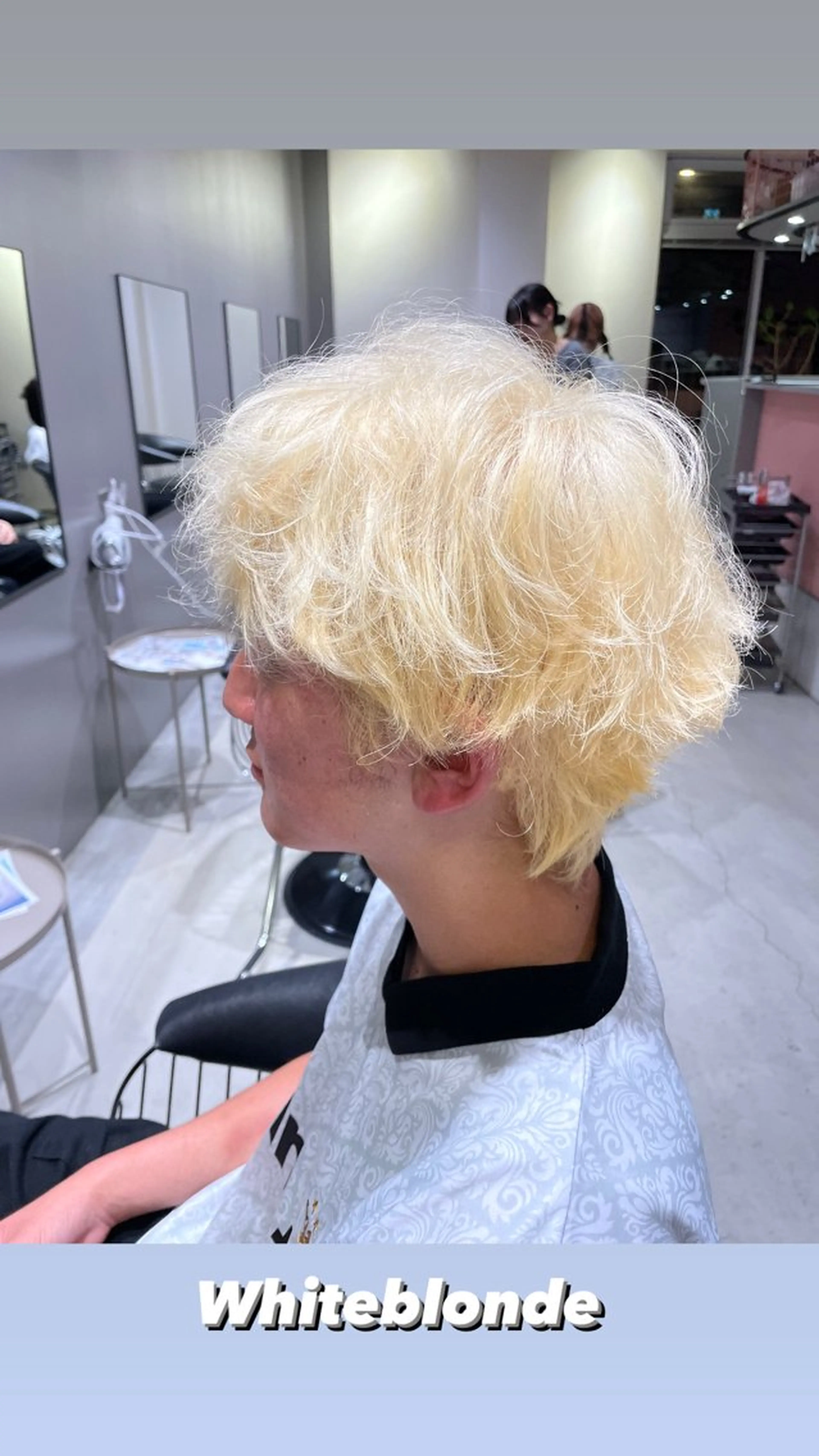 カラー メンズ メンズブリーチ メンズハイトーン ブリーチ ブロンド ハイトーンカラー il buddyhair所属・ないとう ゆうかのヘアスタイル