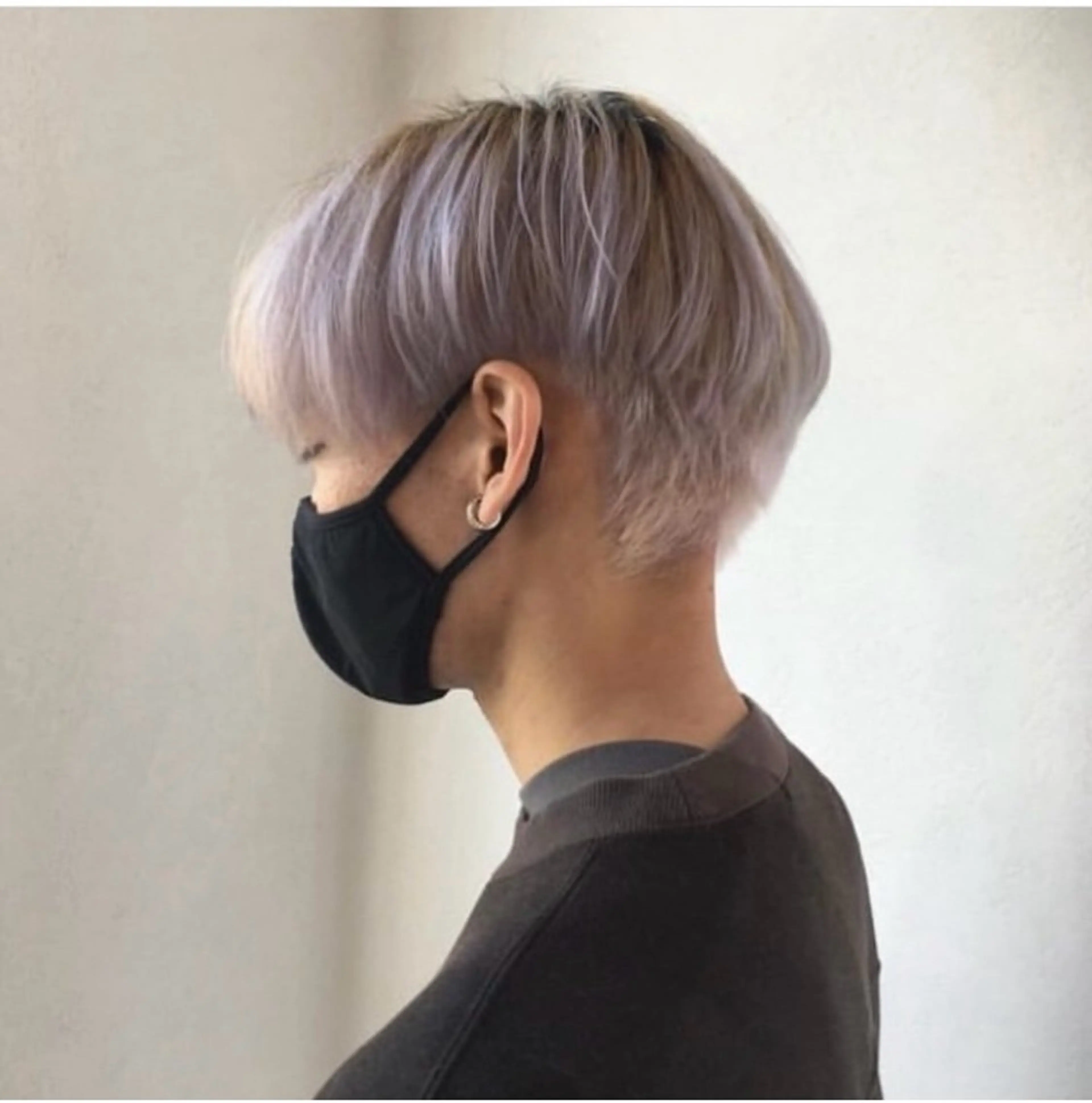 ショート カラー メンズ ダブルカラー 清水 美香のヘアスタイル