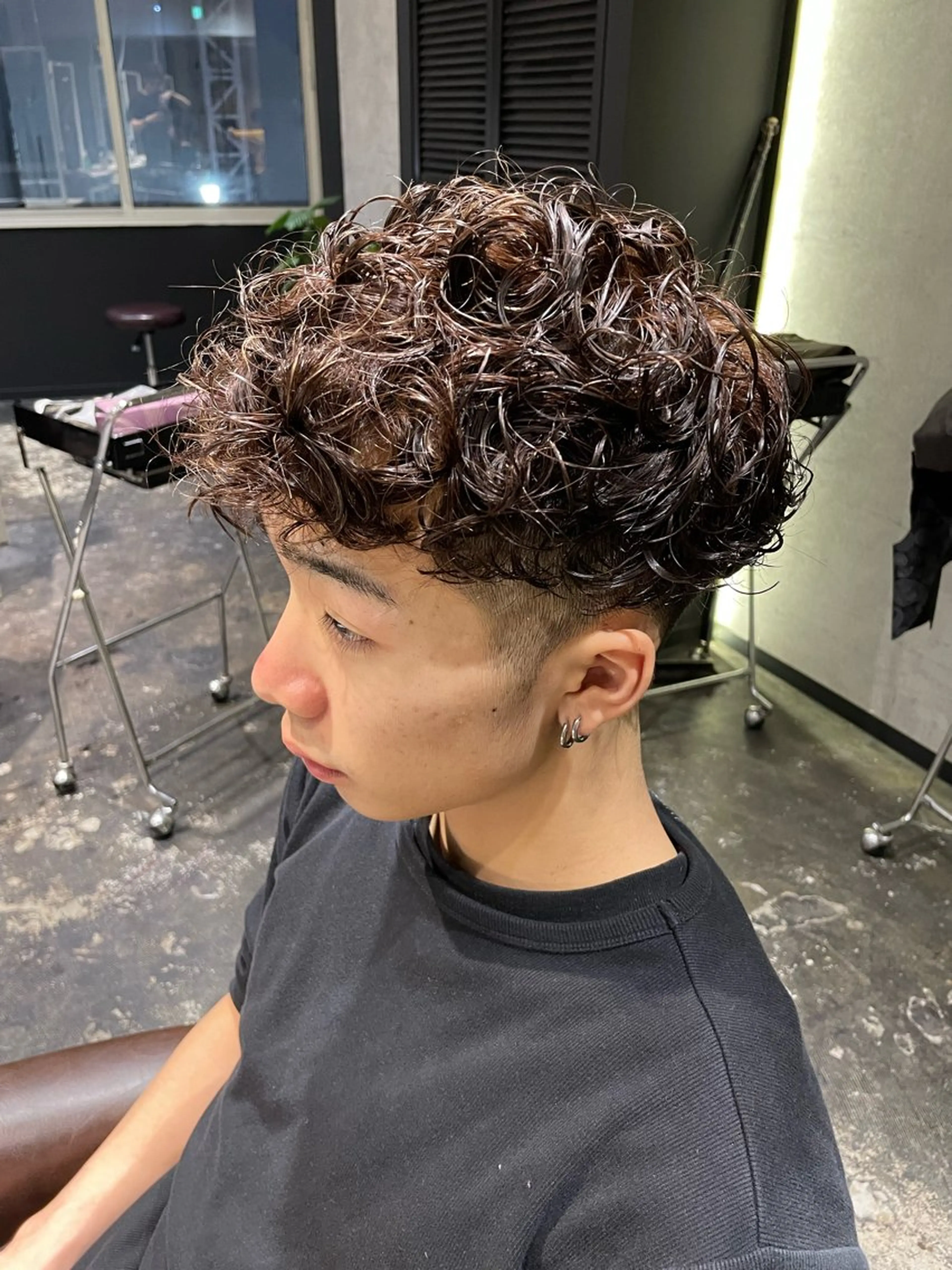 パーマ メンズ メンズパーマ カット パーマ 💈メンズ職人 ルキト💈のヘアスタイル