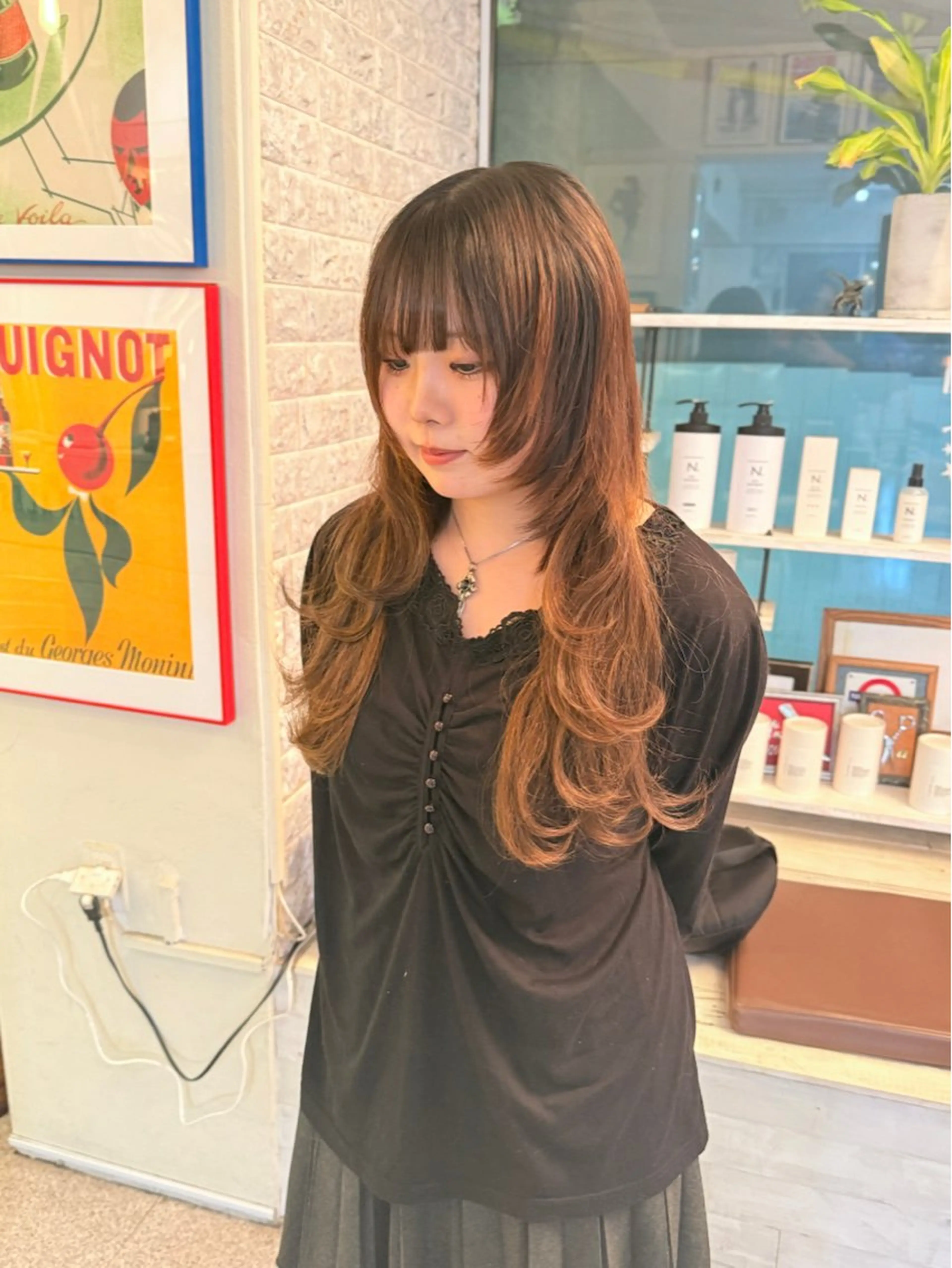 ロング ウルフレイヤー エクステ/kokiのヘアスタイル