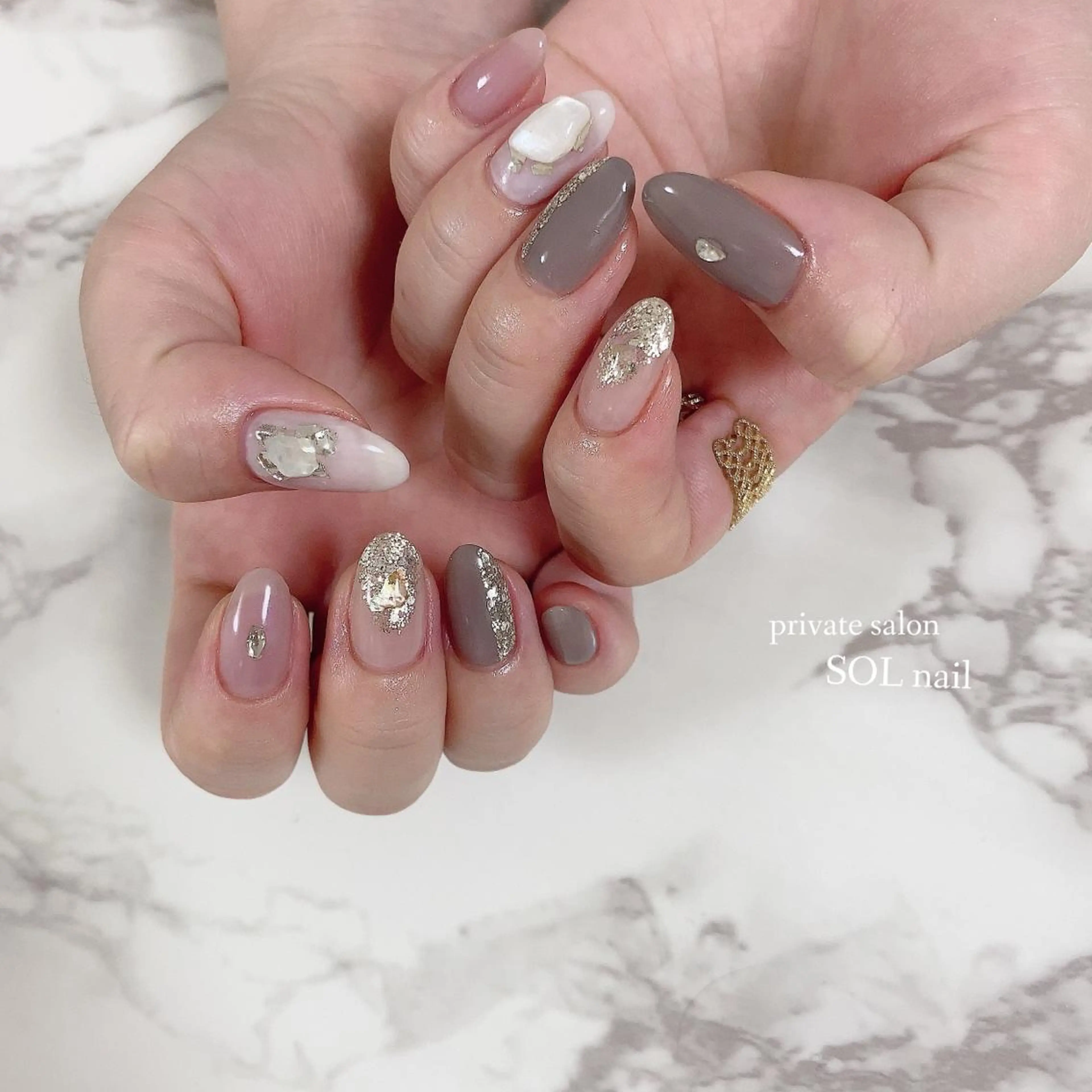 ネイル SOL NAILのネイルデザイン