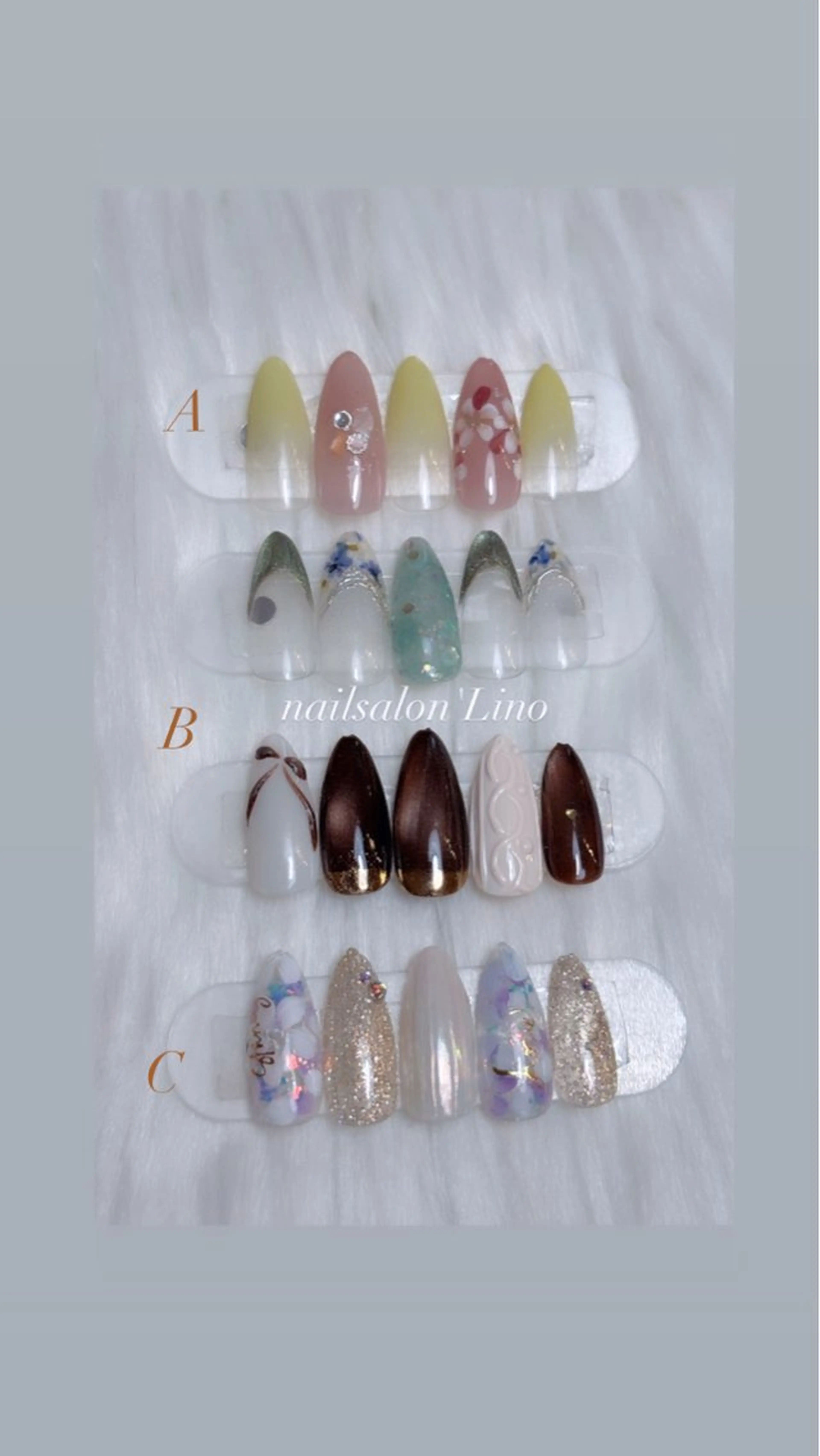 ネイル フラワーネイル Lino𓂃⟡.· Chizuruのネイルデザイン