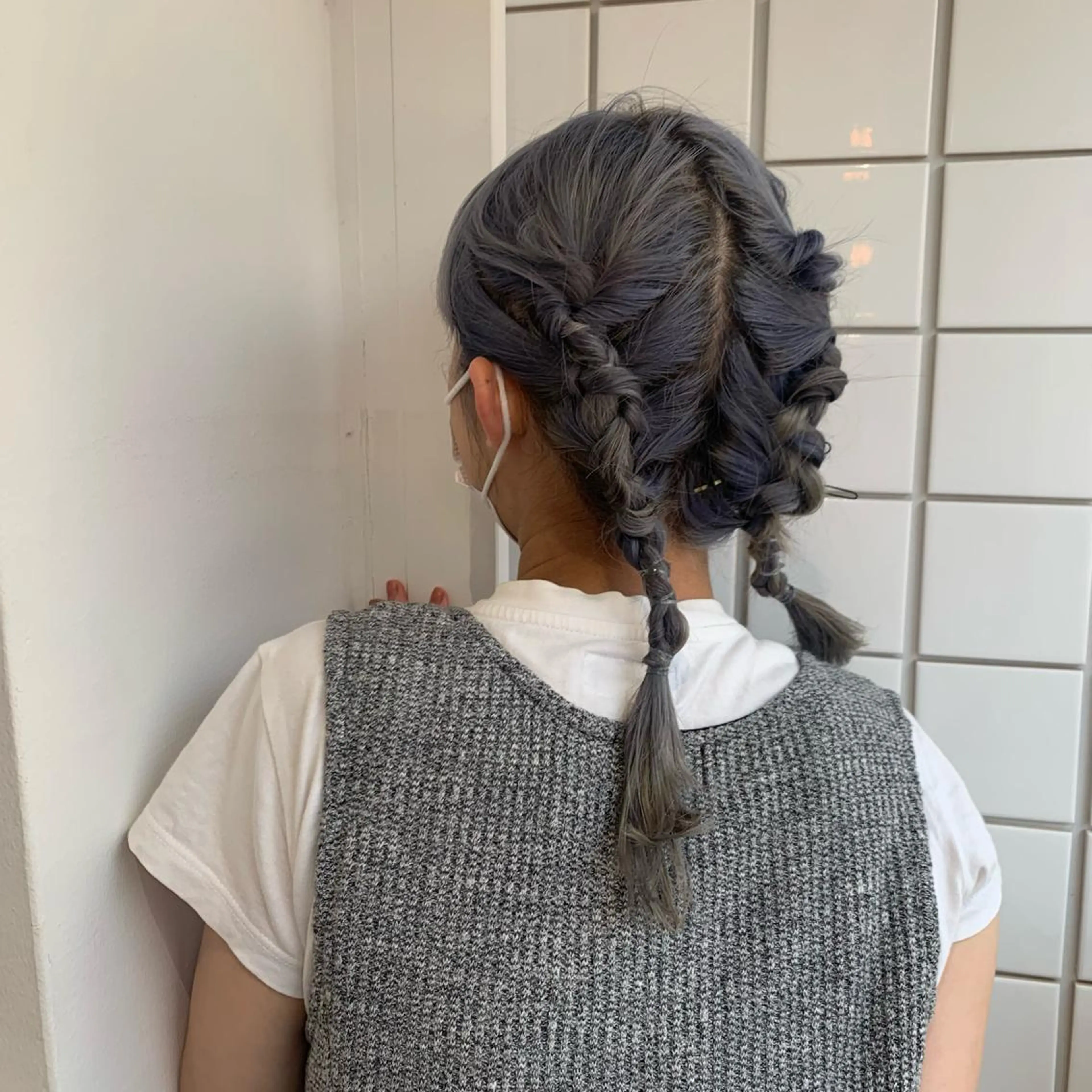 ミディアム カラー パーマ ヘアアレンジ 🎀オイダイラ モモカ🎀のヘアスタイル