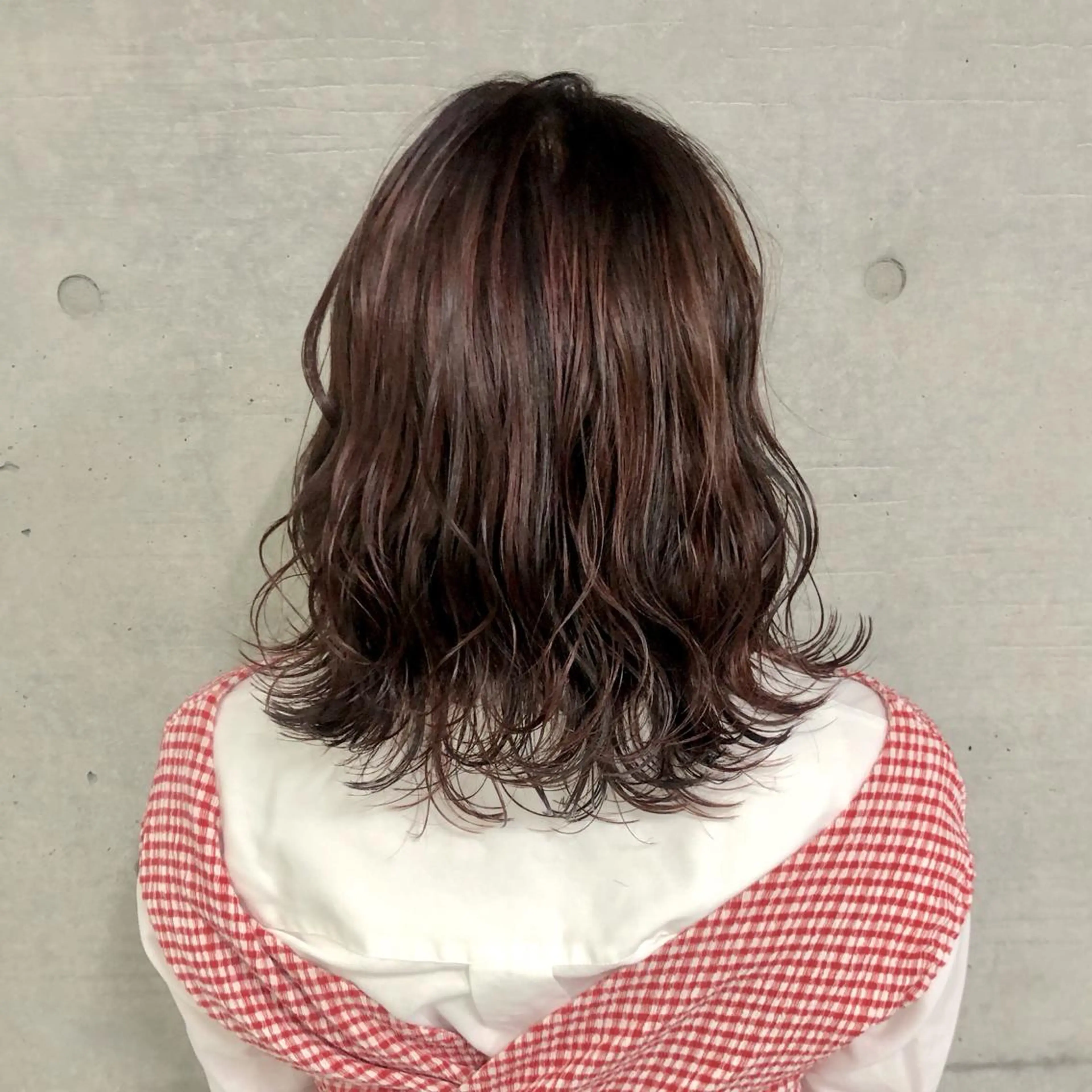 ミディアム カラー ハイライトカラー ピンクカラー ハイライト GrandStory SHIBUYA所属・卒業式お呼ばれ🕊️ ヘアセット✴︎ミキのヘアスタイル