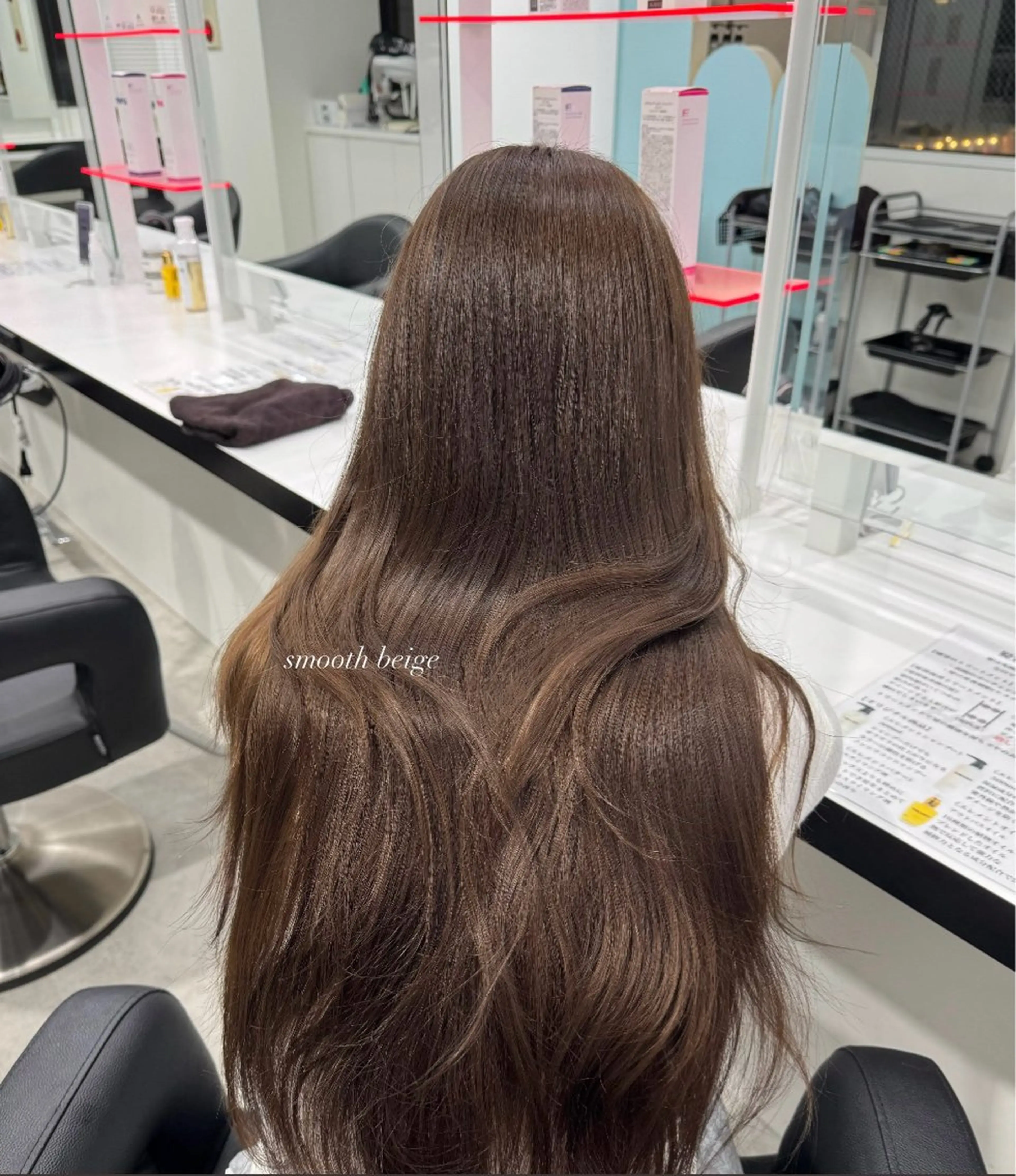 ロング レイヤーカット／ ハイトーン/Moeのヘアスタイル