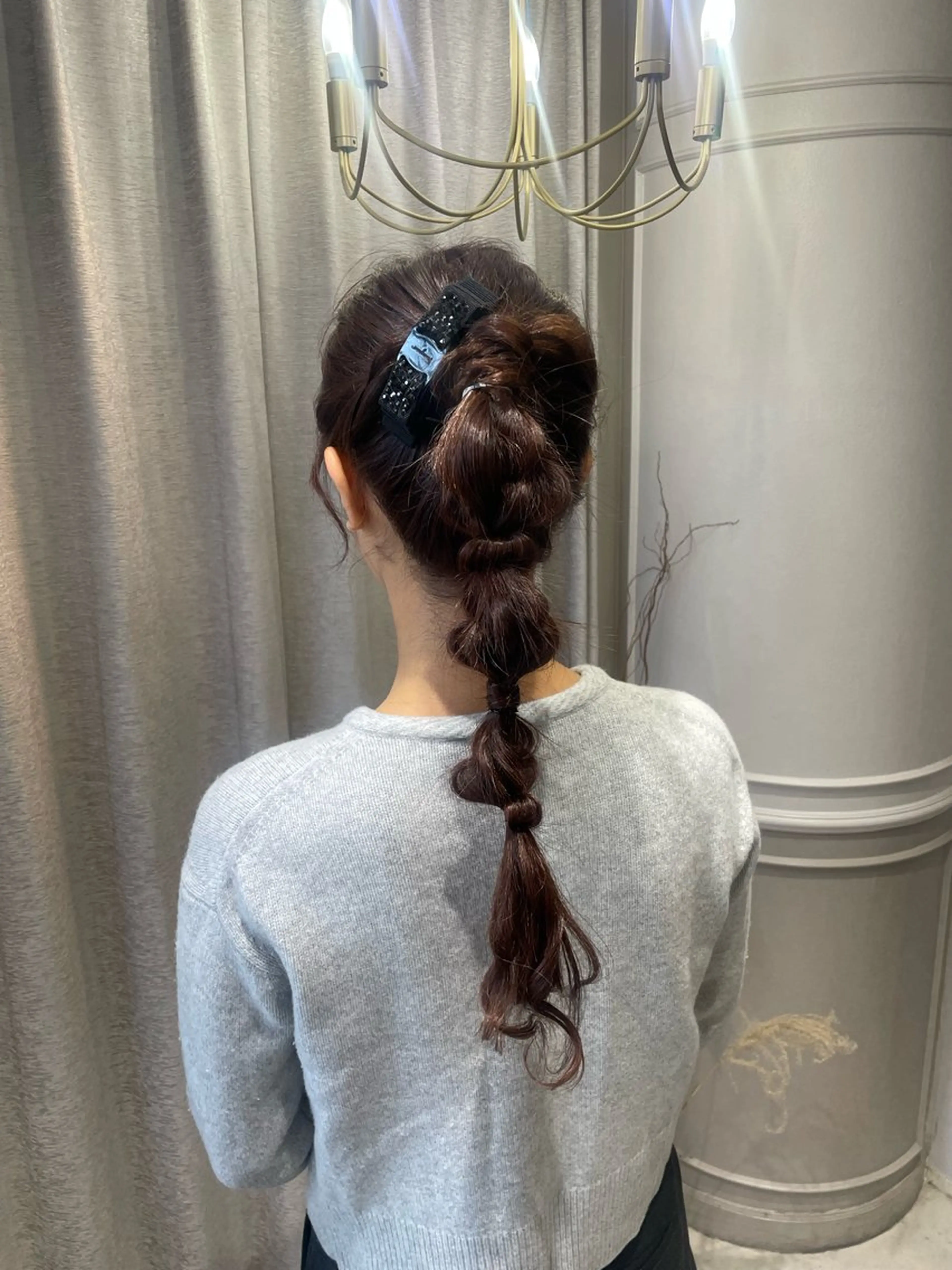 ロング ヘアアレンジ ヘアセット ayano / 透明感・くすみカラーのヘアスタイル