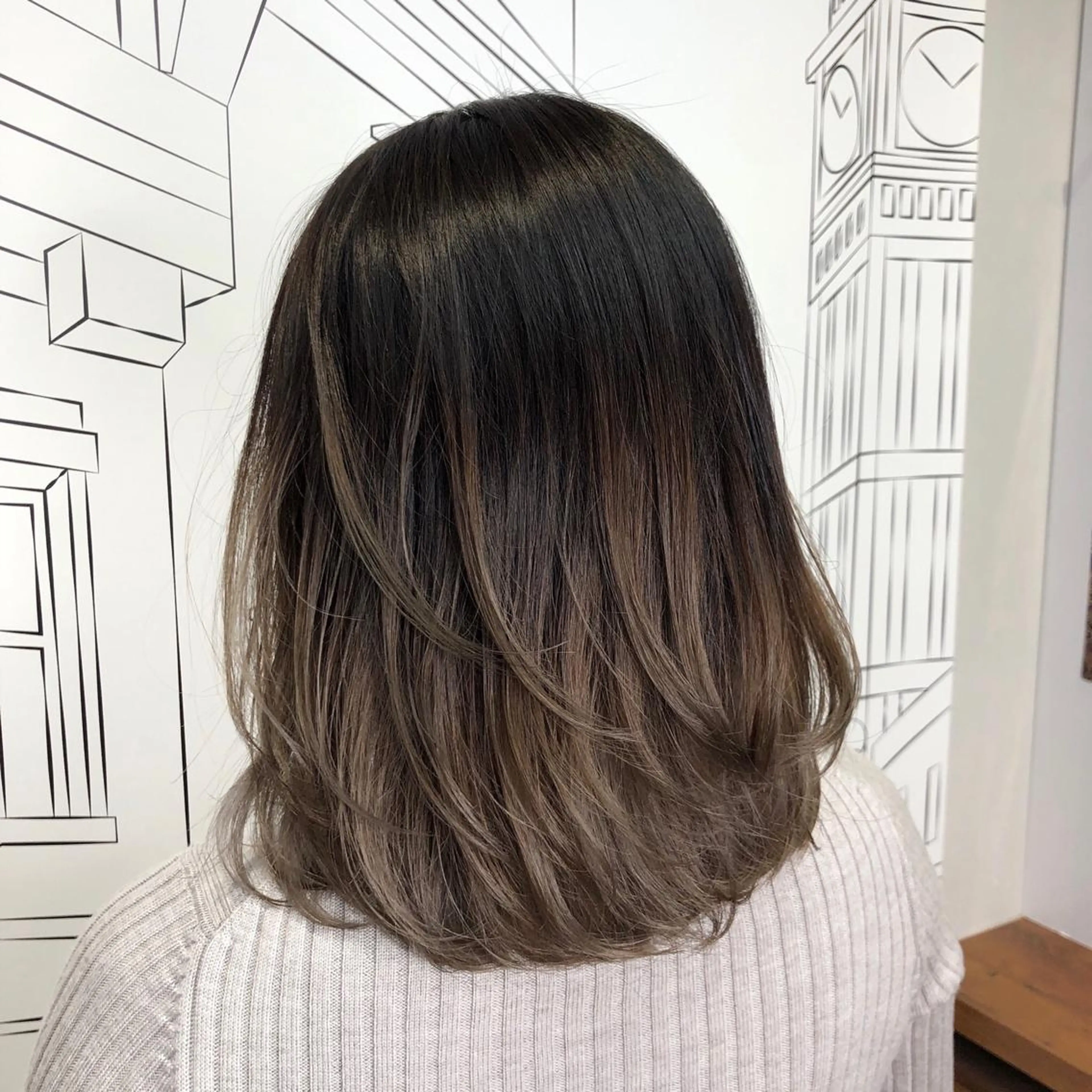 ミディアム カラー レイヤー,ボブ / 彩未のヘアスタイル