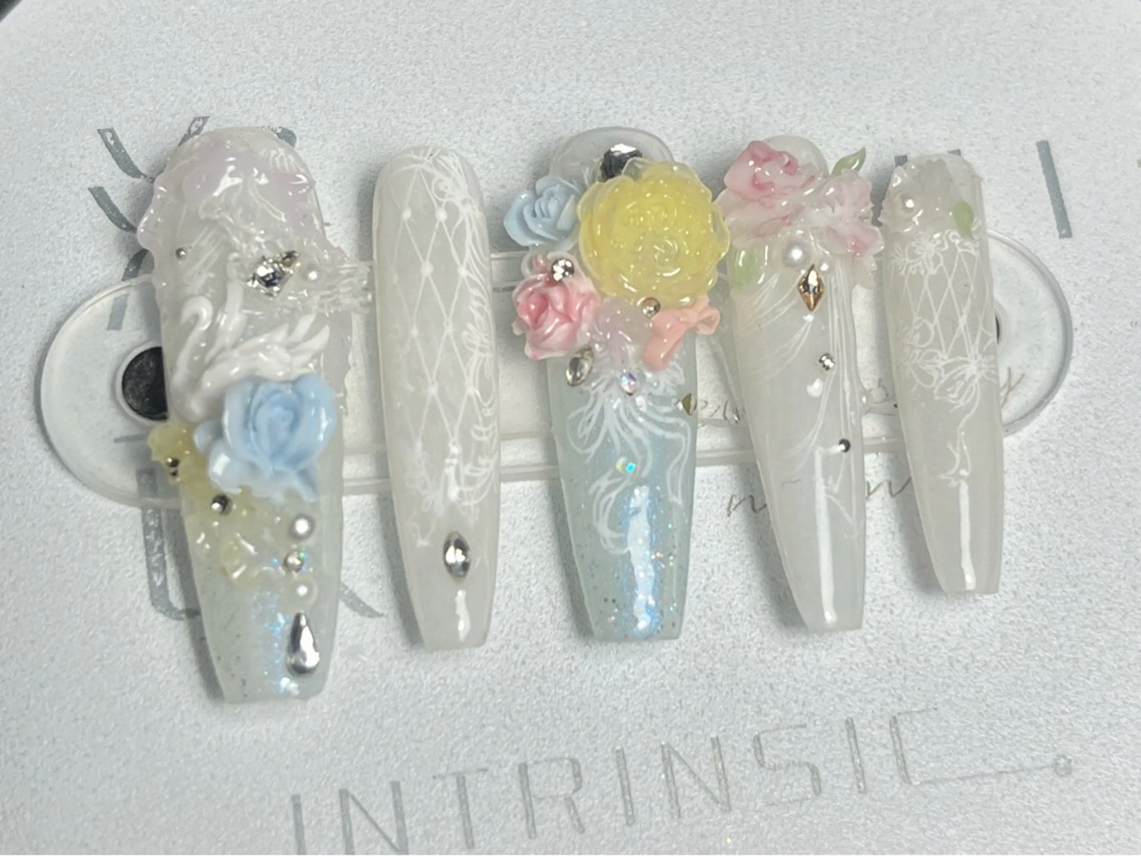 🍒新発売3D手描アート　チップオーダーの写真