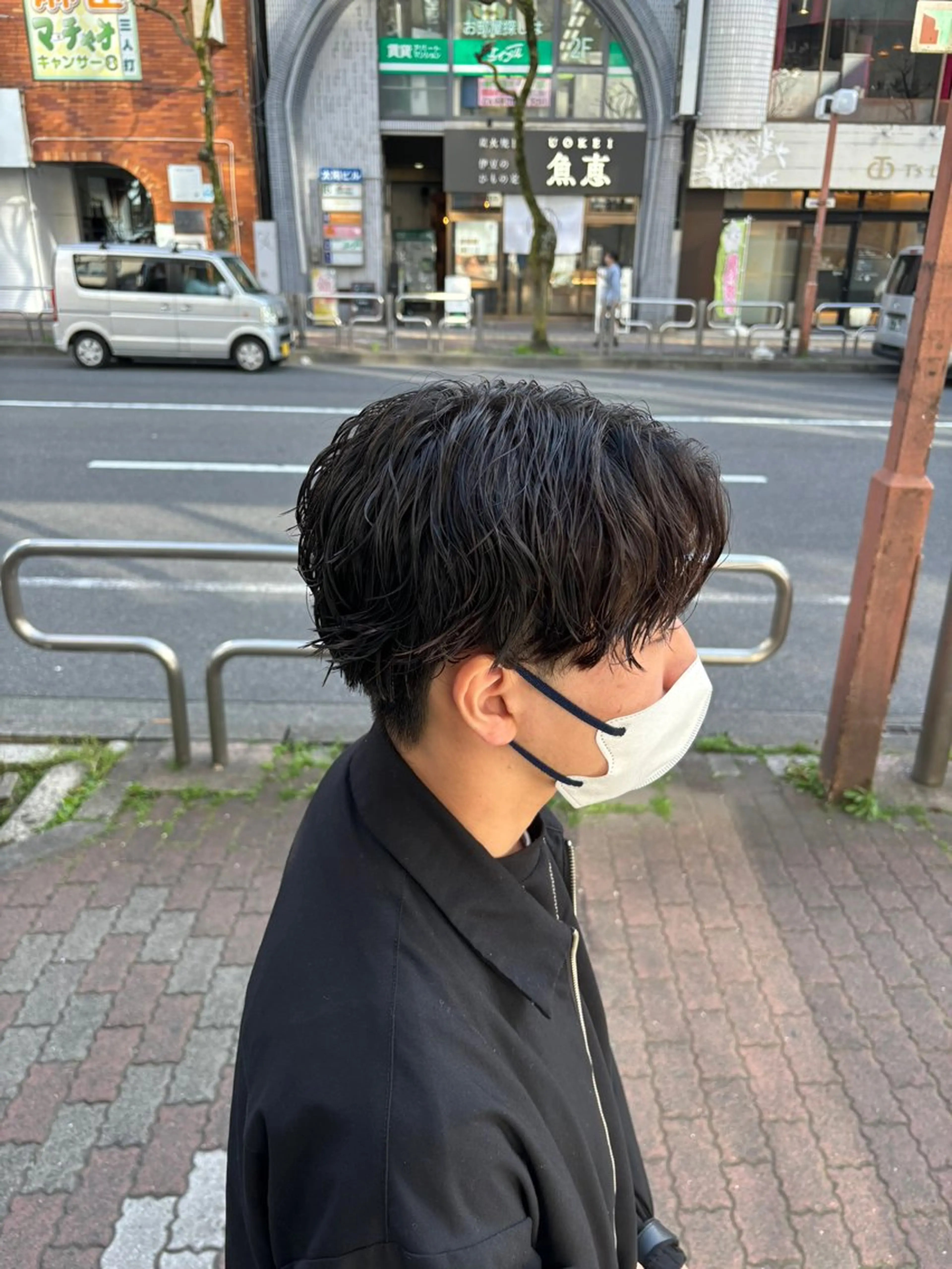 パーマ メンズ 韓国風/メンズ アイブロウワックスの眉毛・アイブロウイメージ