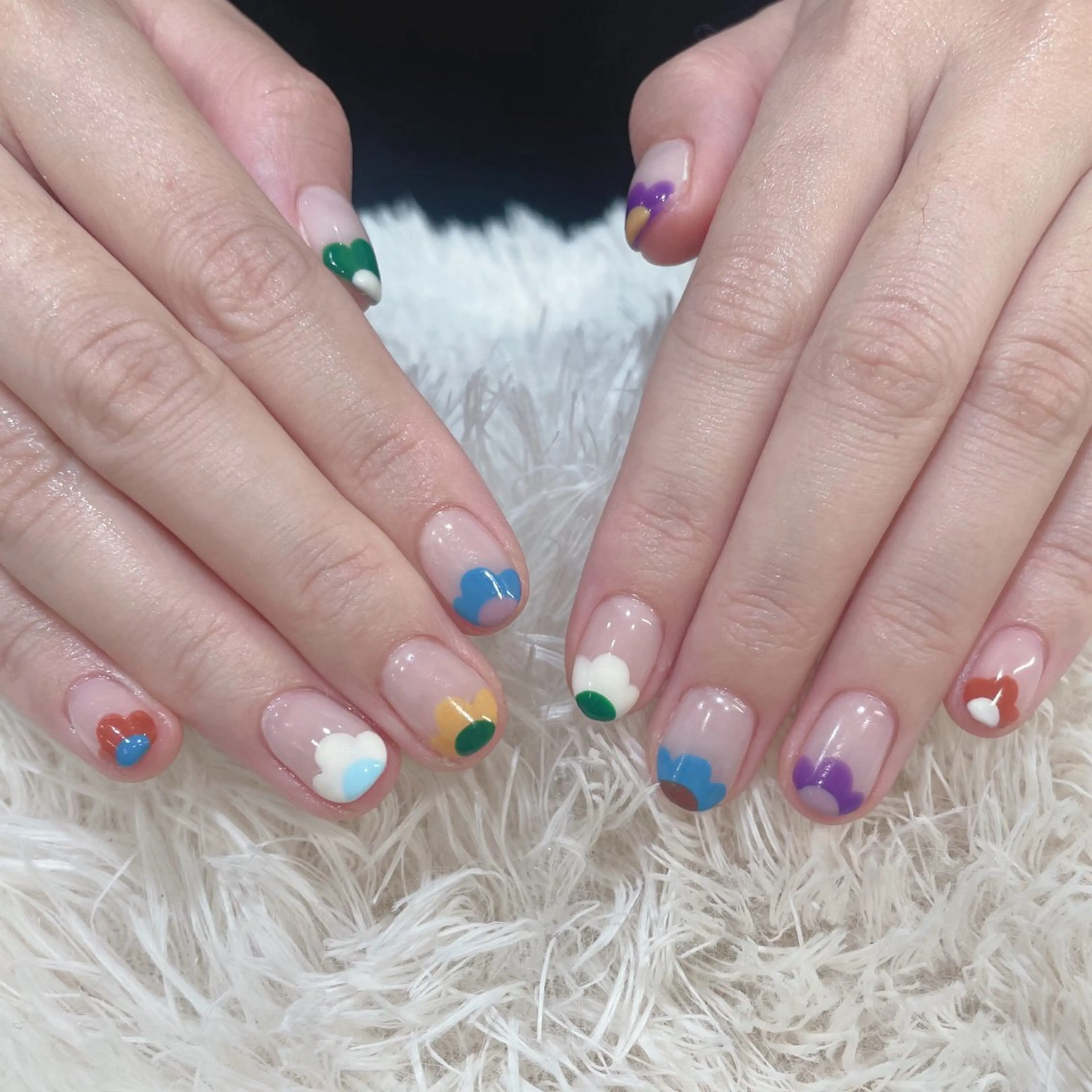 ネイル フラワーネイル ハンドネイル CITRON🍊 HARUKAのネイルデザイン