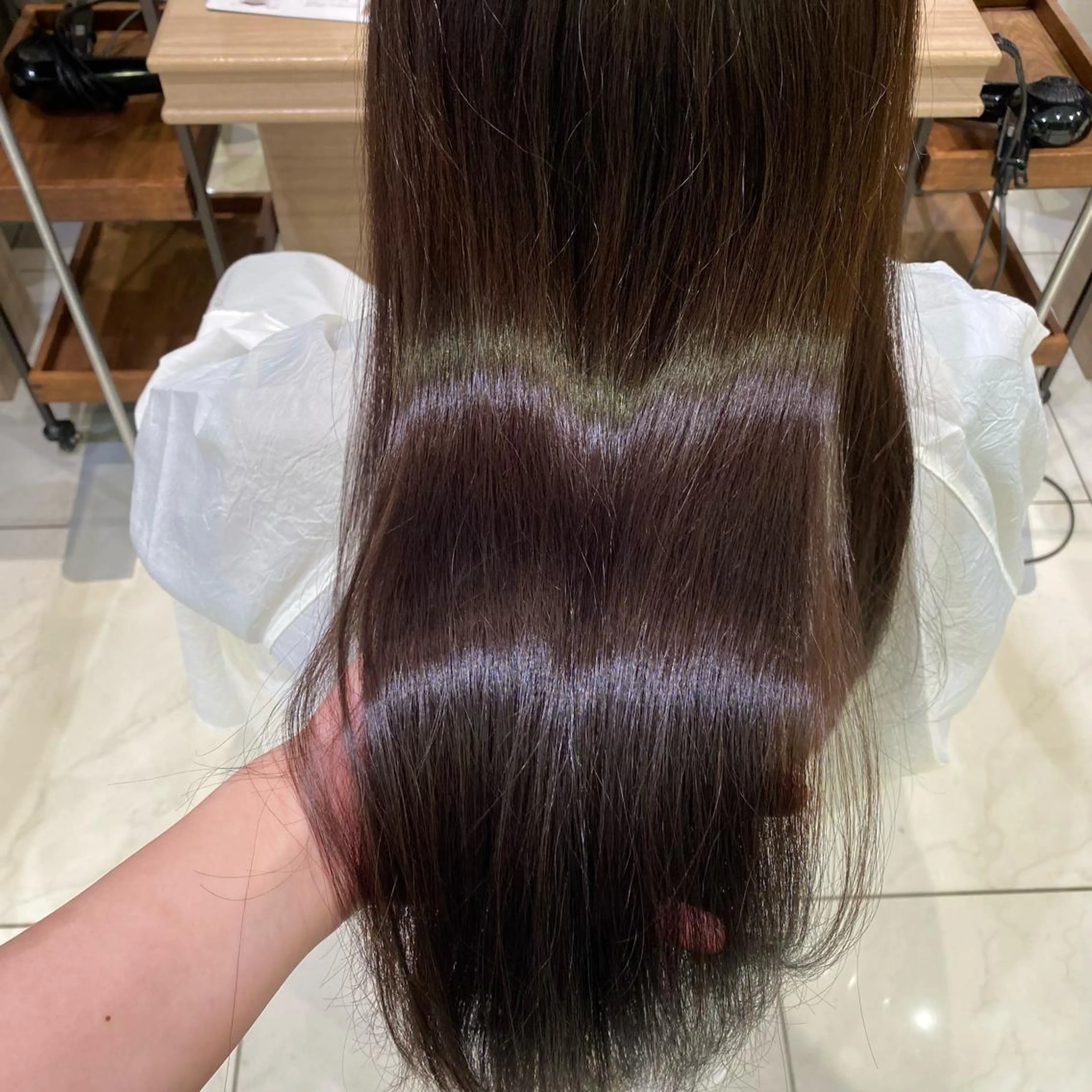 ロング カラー 飯田 みづきのヘアスタイル