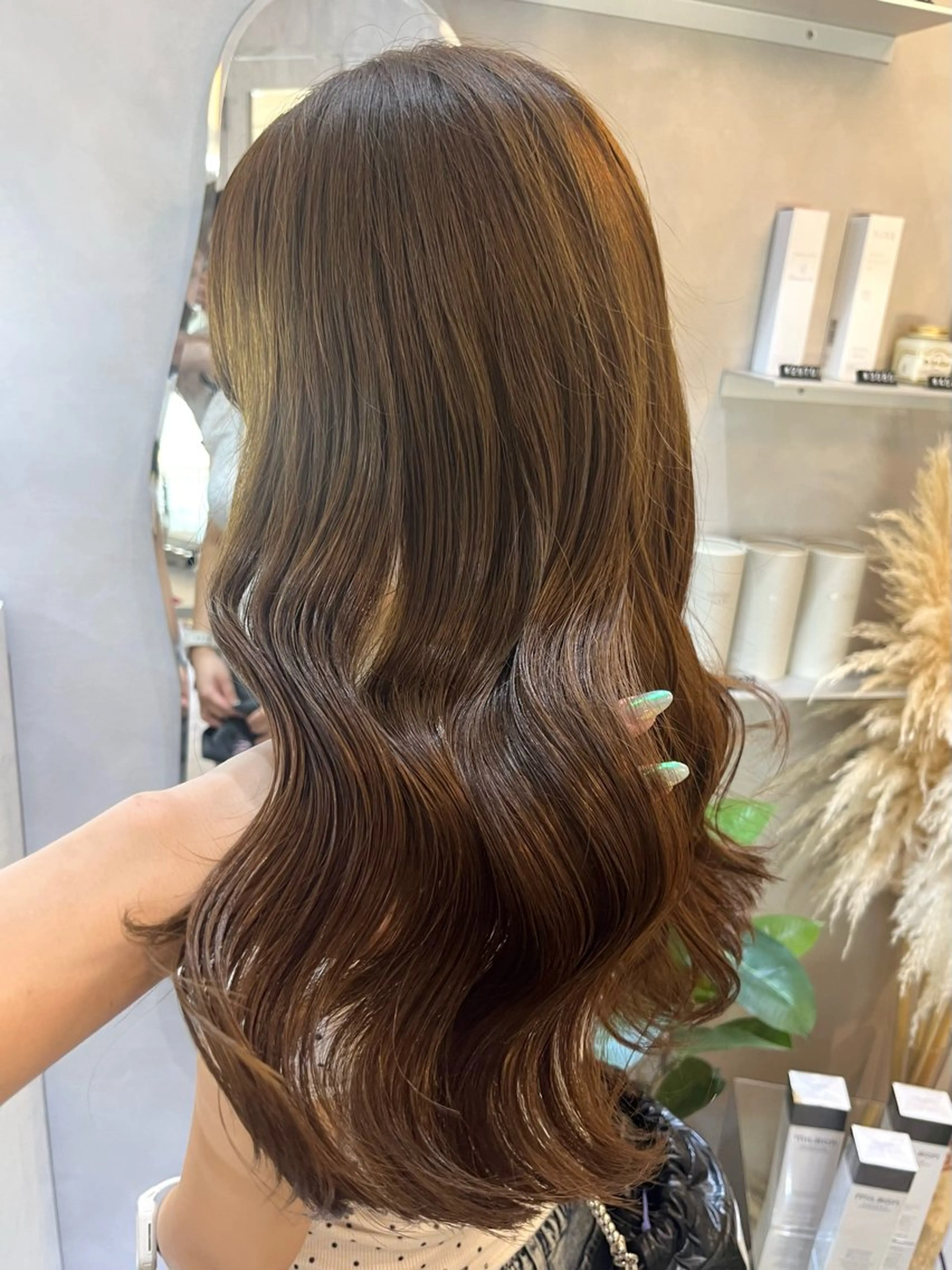 セミロング カット ヘアカラー トリートメント このか🕊️ベージュ /グレージュ/カットのヘアスタイル