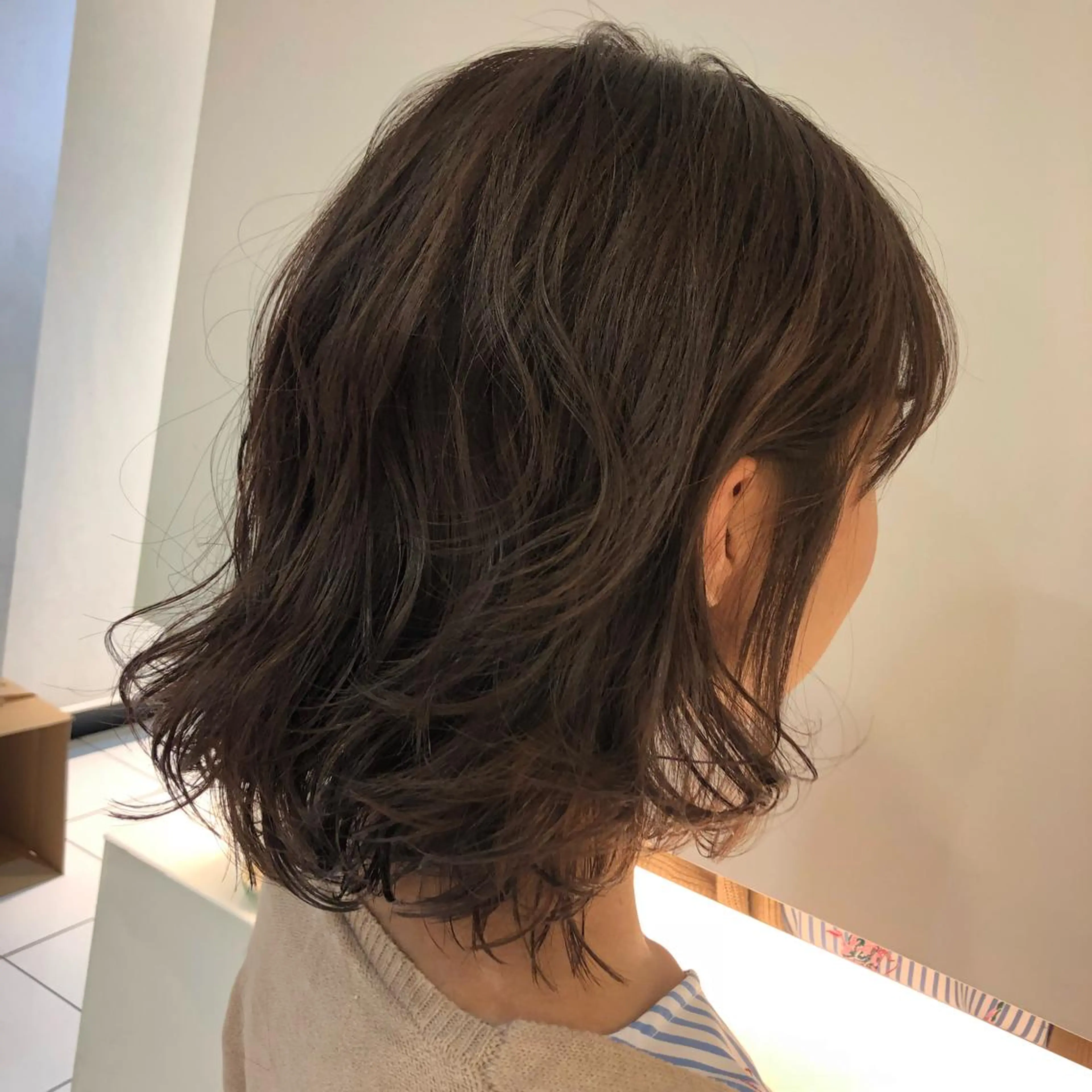 ミディアム GLROW haruhiのヘアスタイル