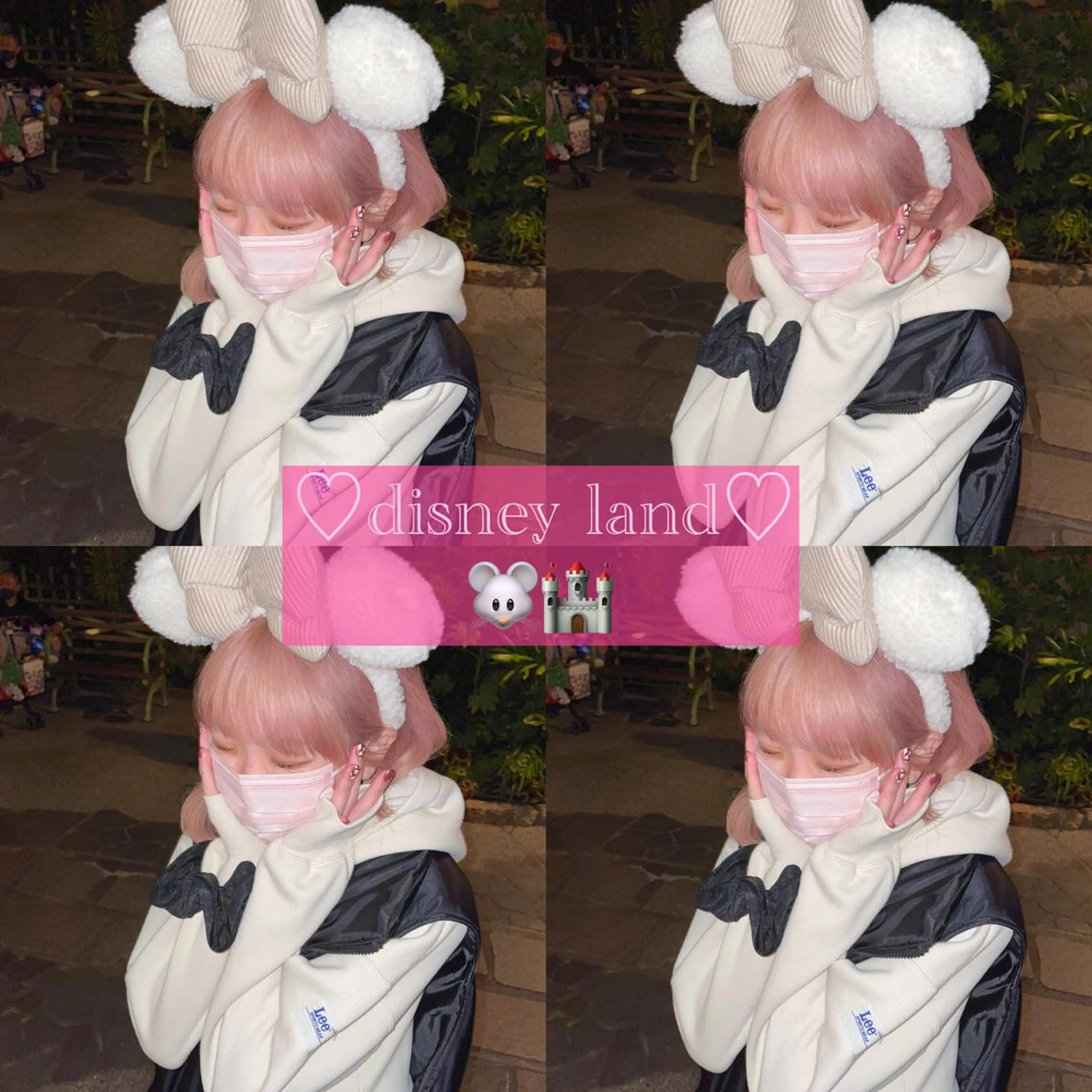 ミディアム カラー ヘアカラー ピンクカラー🎀/ ミルクティー🍼花音のヘアスタイル