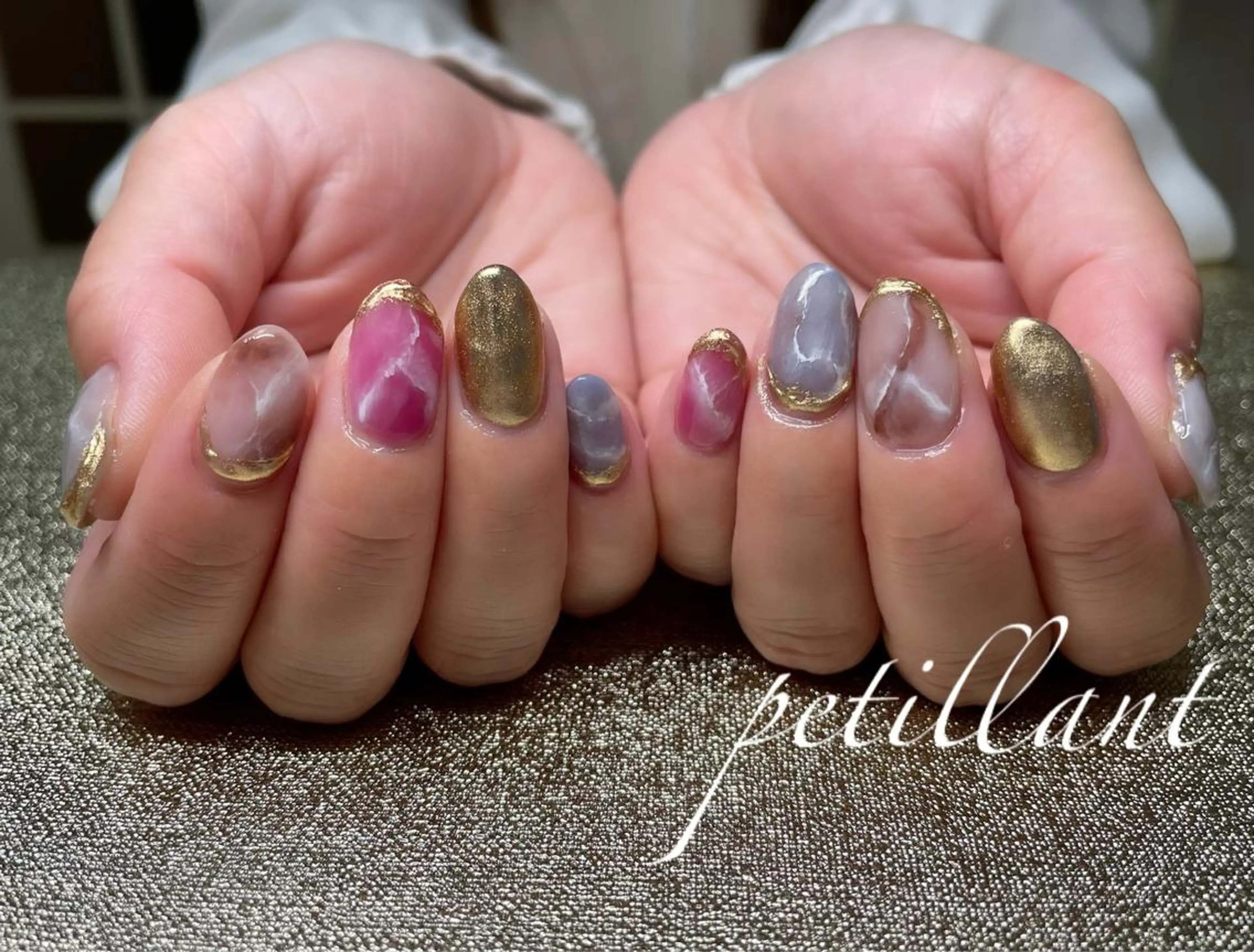 ネイル アートネイル 持ち込み ハンドネイル ハンドケア petillant所属・nail salon petillantのネイルデザイン