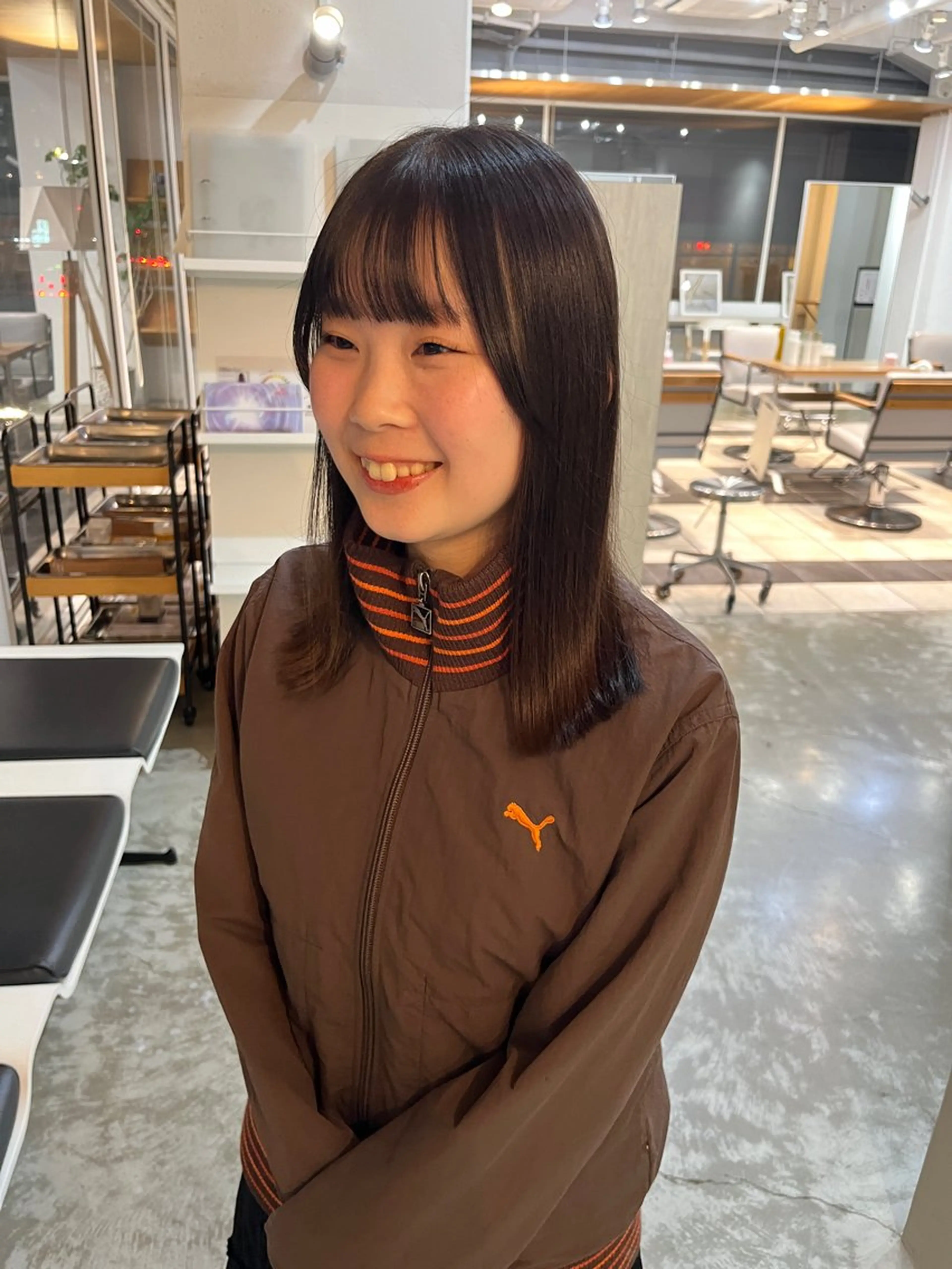 ミディアム Nary裏寺所属・ノノカ /京都美容室のヘアスタイル