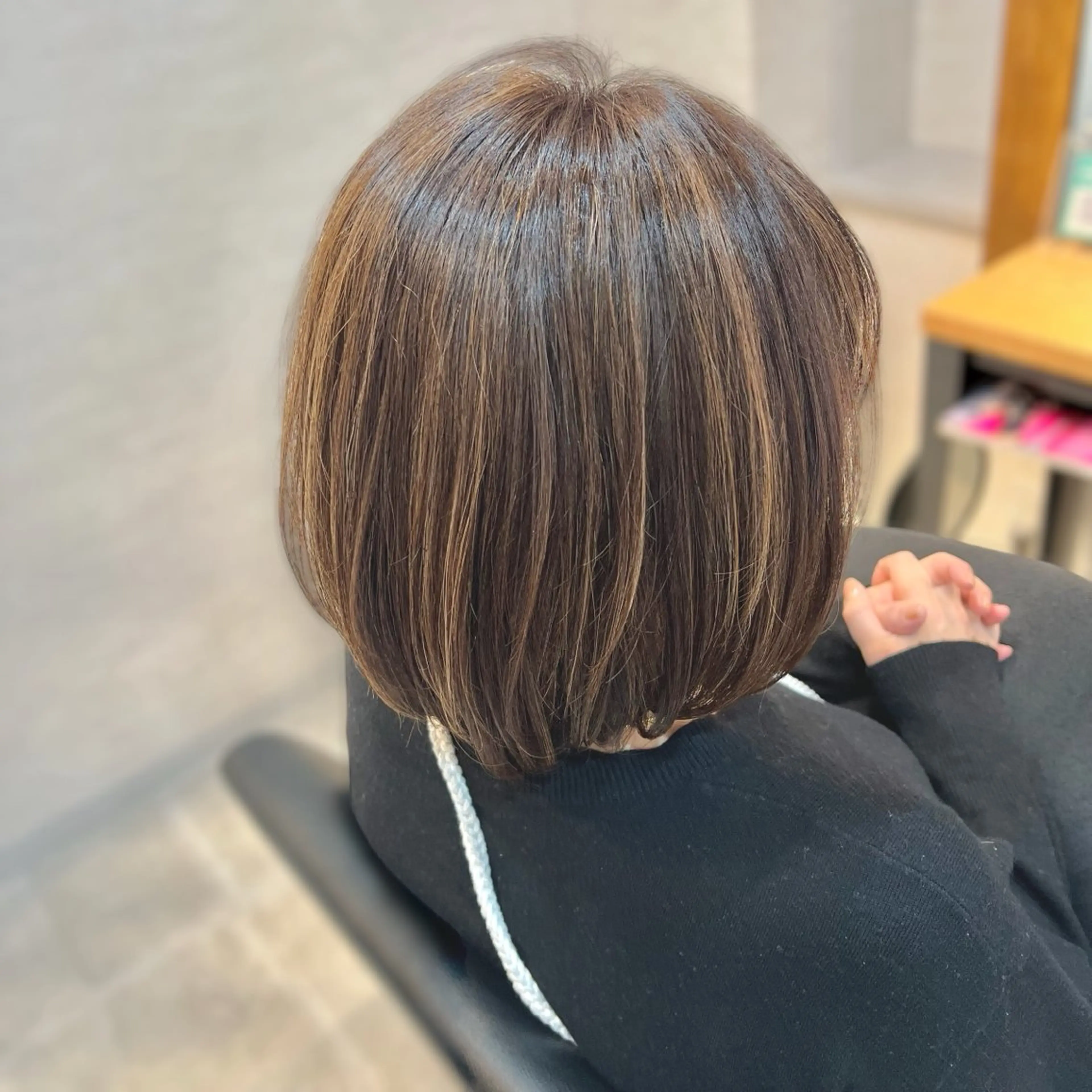 全体ハイライト＋透明感カラー＋4ステップトリートメント＋アロマ炭酸スパ付き🌷✨の写真