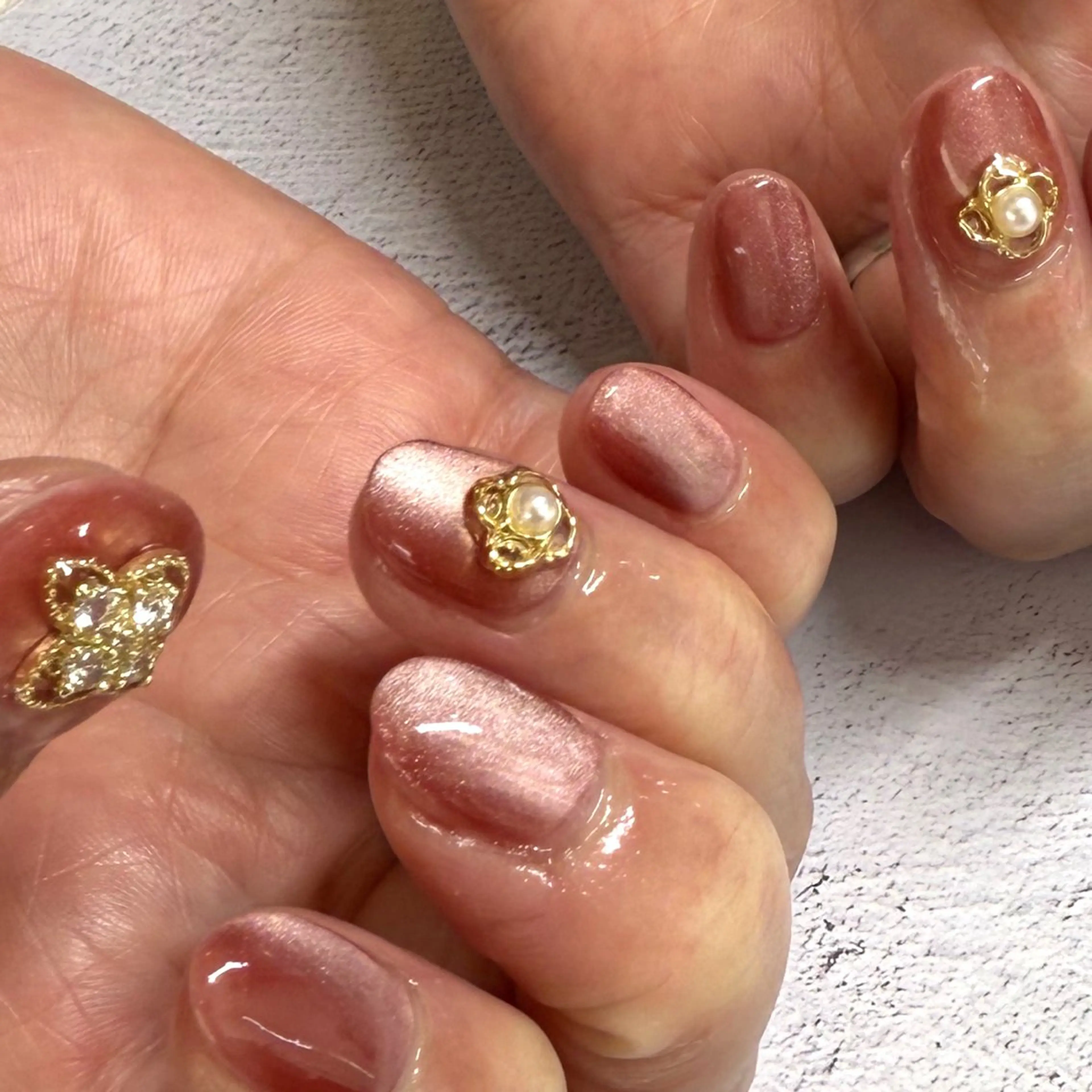 ネイル マグネットネイル シンプルネイル BANANA所属・BANANA maaaのネイルデザイン