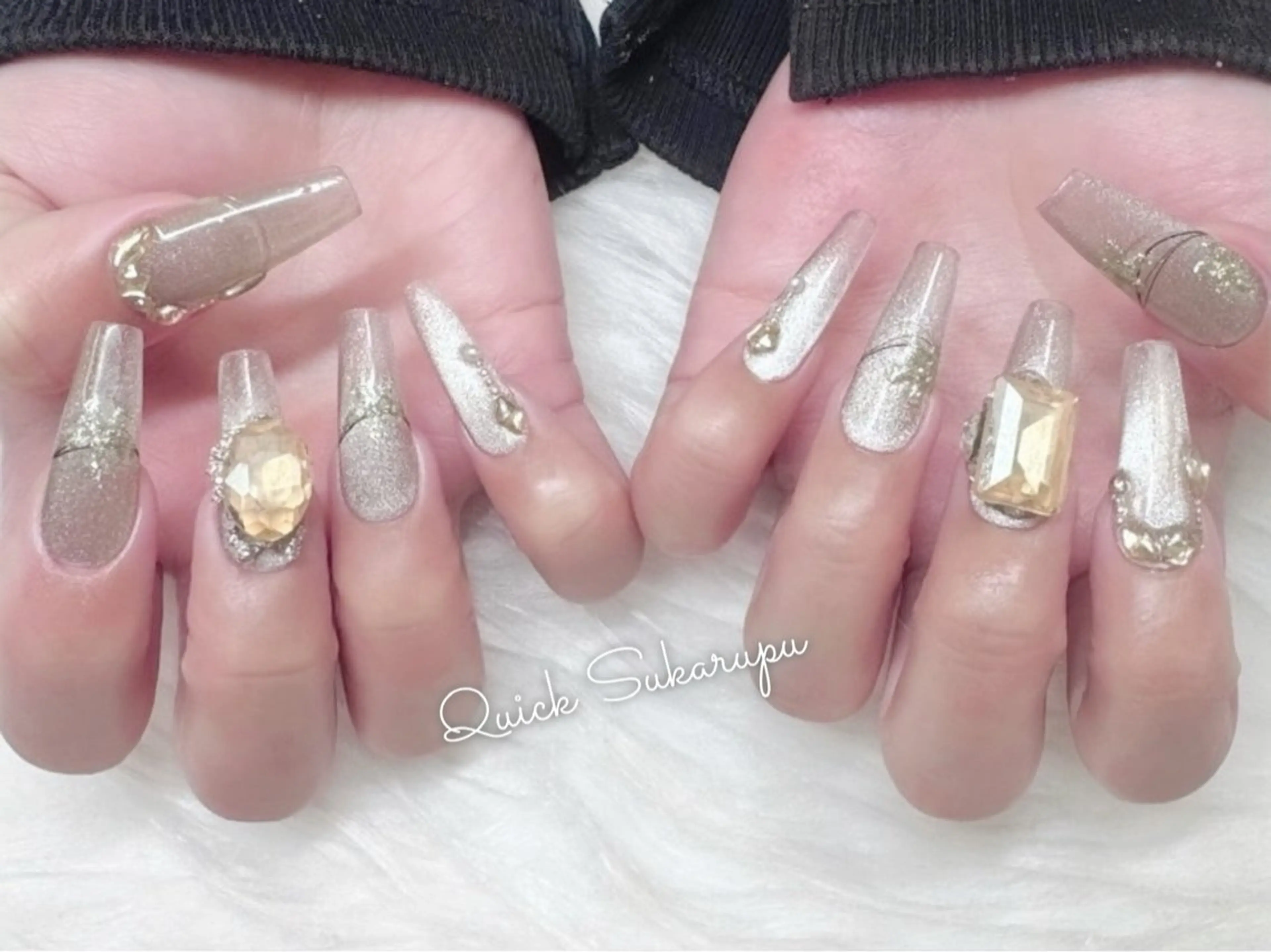 ネイル ハンドネイル Quick Sukarupu新宿のネイルデザイン