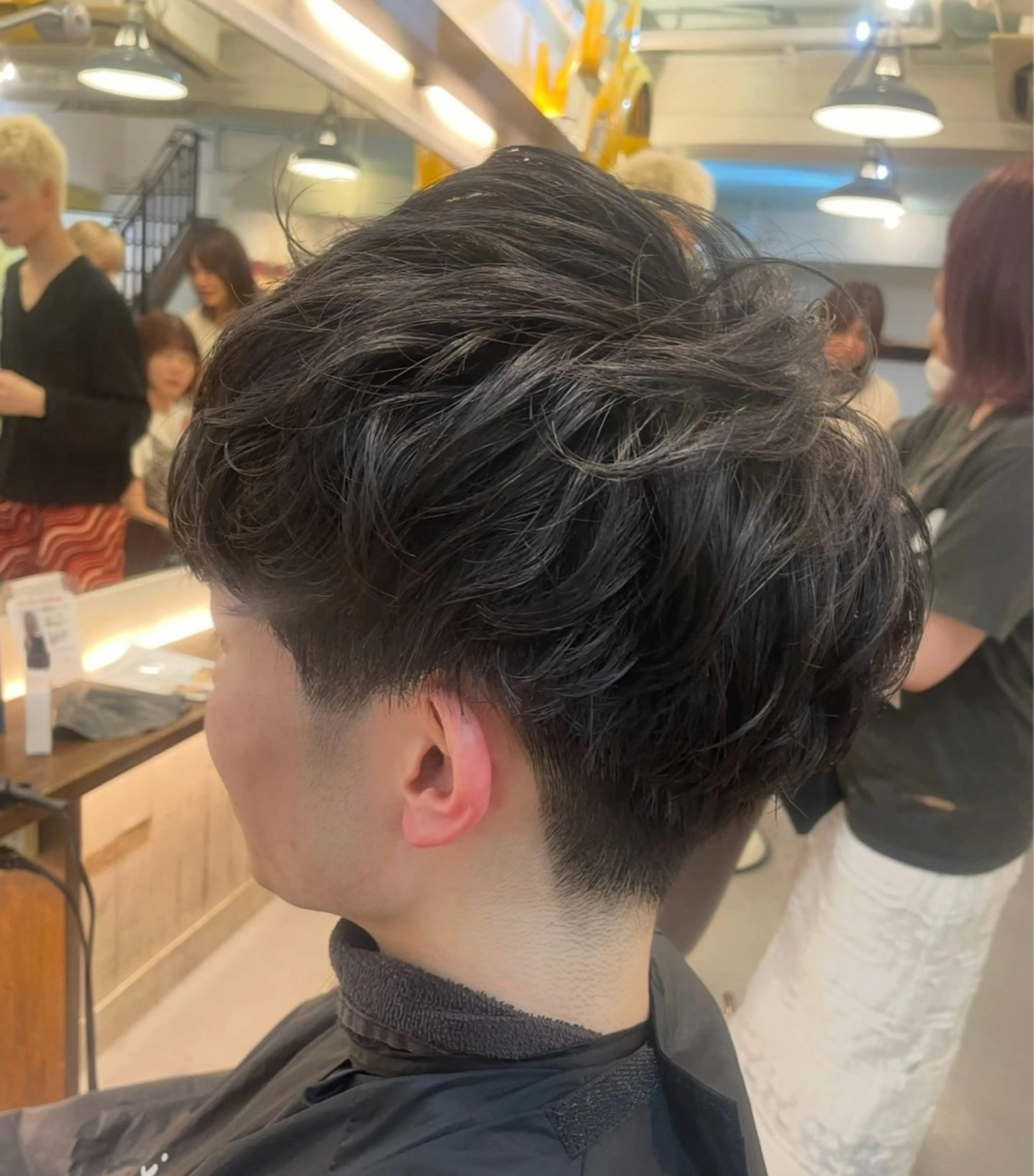 【メンズ限定🌟】メンズカット✂️＋シャンプー＋補修トリートメント#韓国風マッシュ #ウルフ #センターパート #短髪の写真