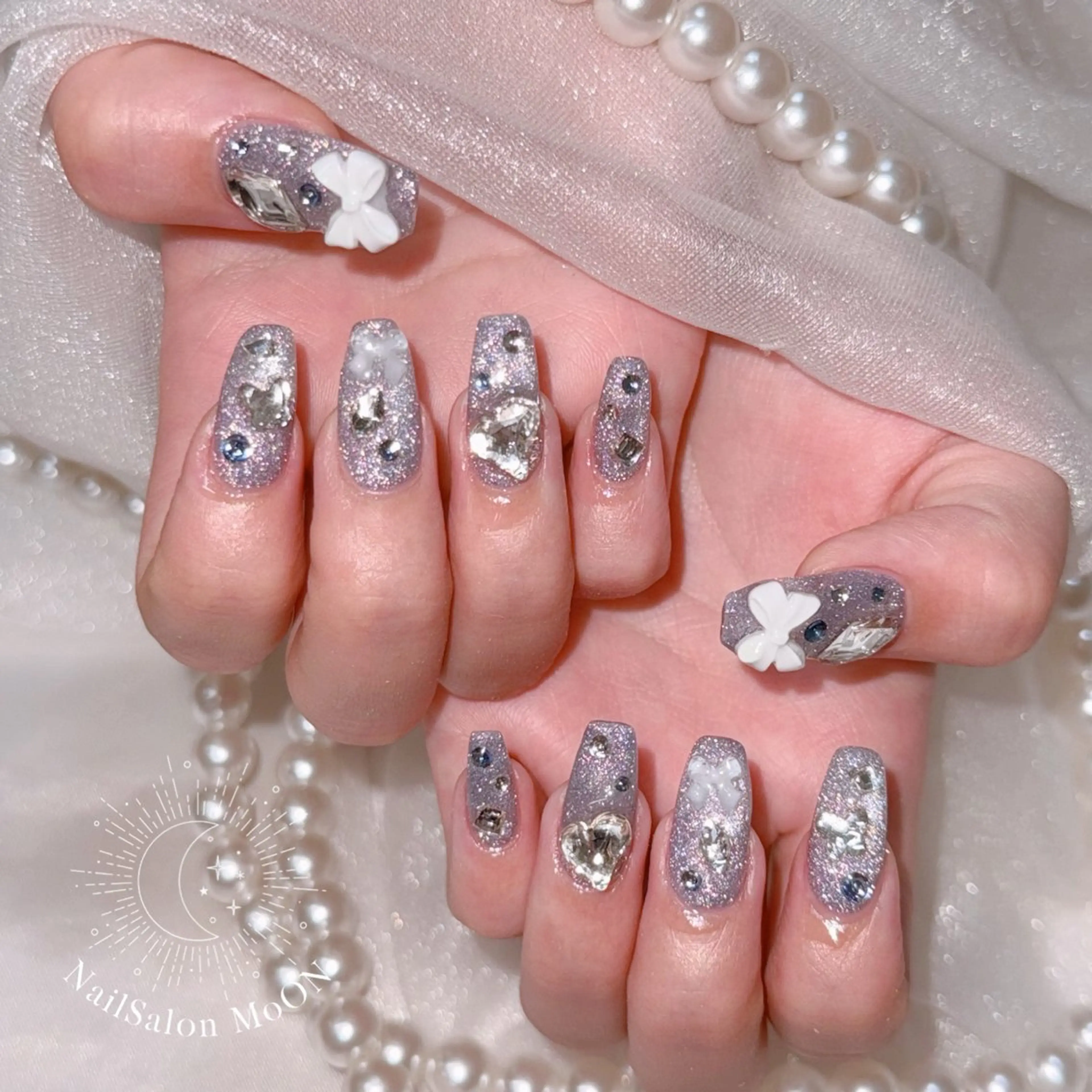 ネイル ハンドネイル ハンドケア MoON...❤︎ MeGuのネイルデザイン