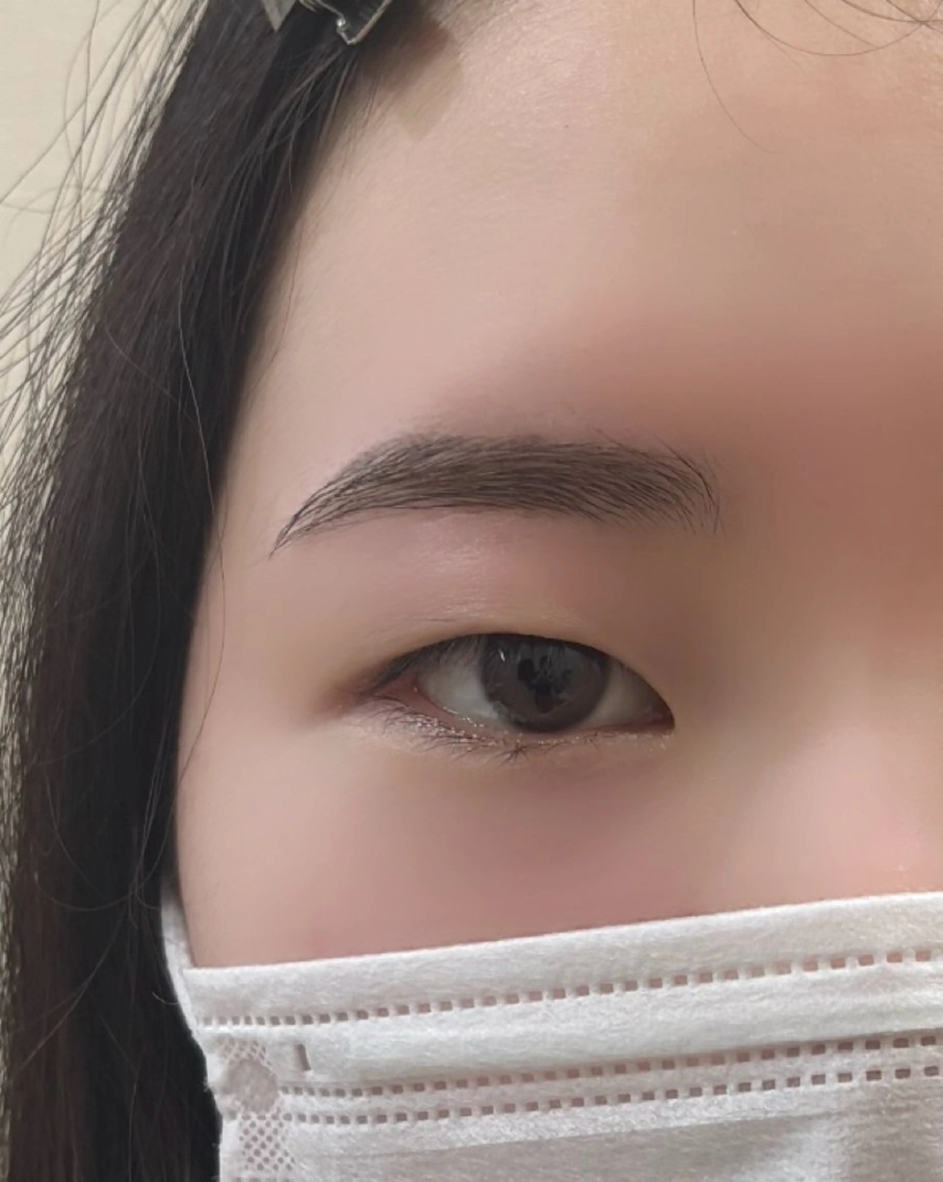 2月以降のご予約【練習モデル】アイブロウデザイニング 眉ワックス×毛抜き×メイク仕上げ◎眉毛が眉頭～眉尻まで生えてる方の写真