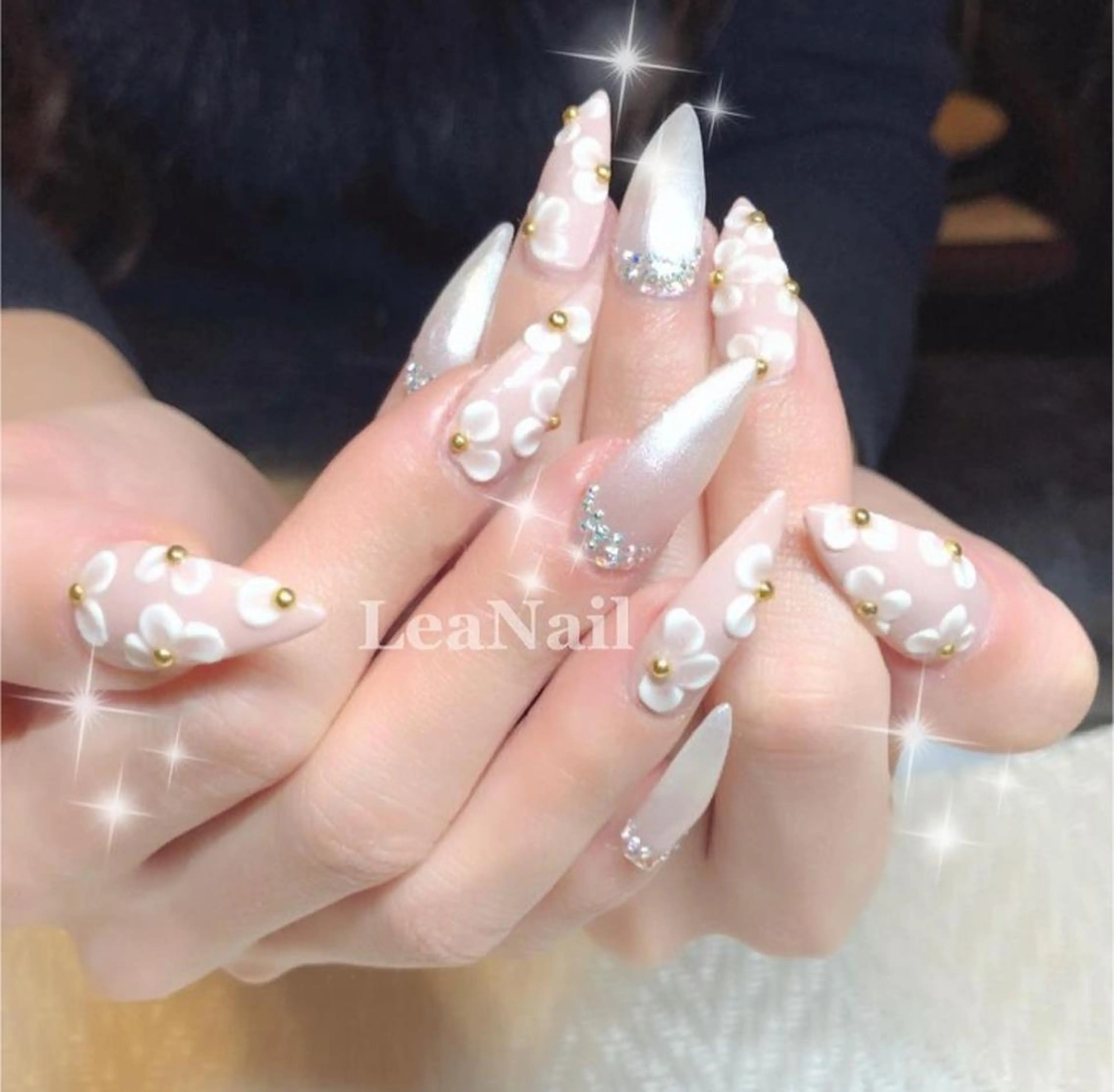 ネイル ぷっくりネイル Lea Nailのネイルデザイン