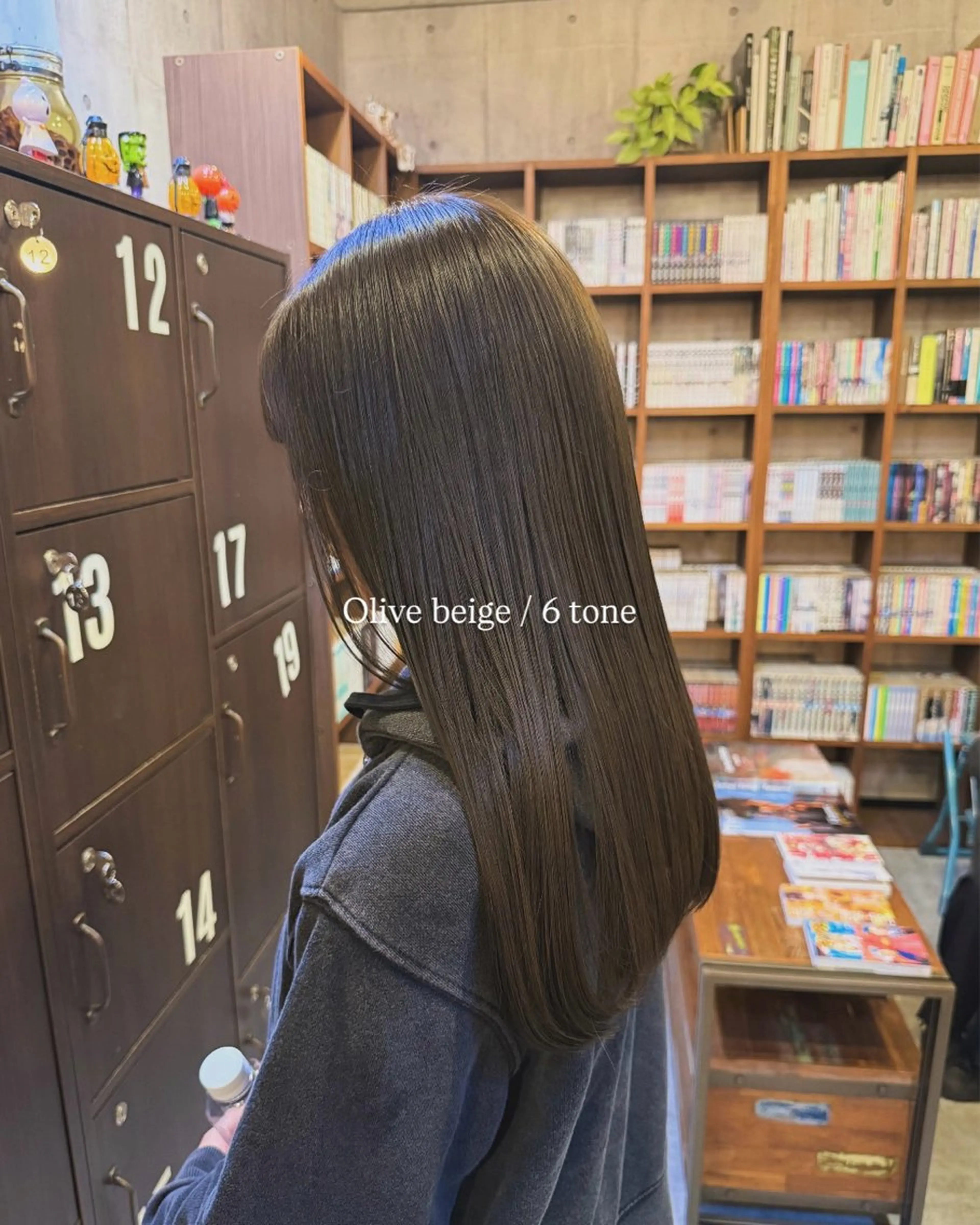 ツヤ感UP!ケアカラー+5step"艶"treatment+ご希望で前髪カット◎/SB込みの写真