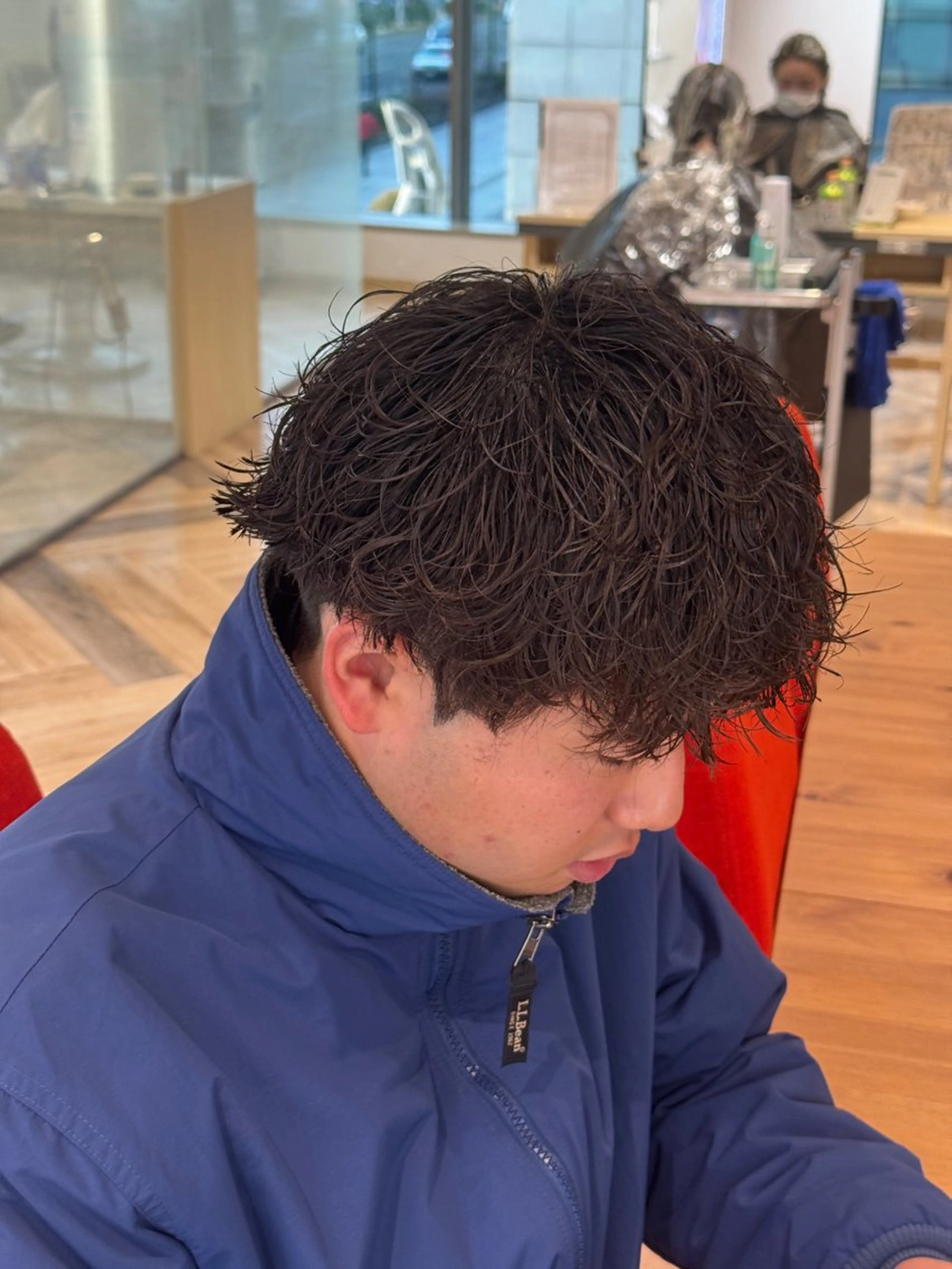 ショート メンズ メンズ特化/ センターパート/八谷のヘアスタイル