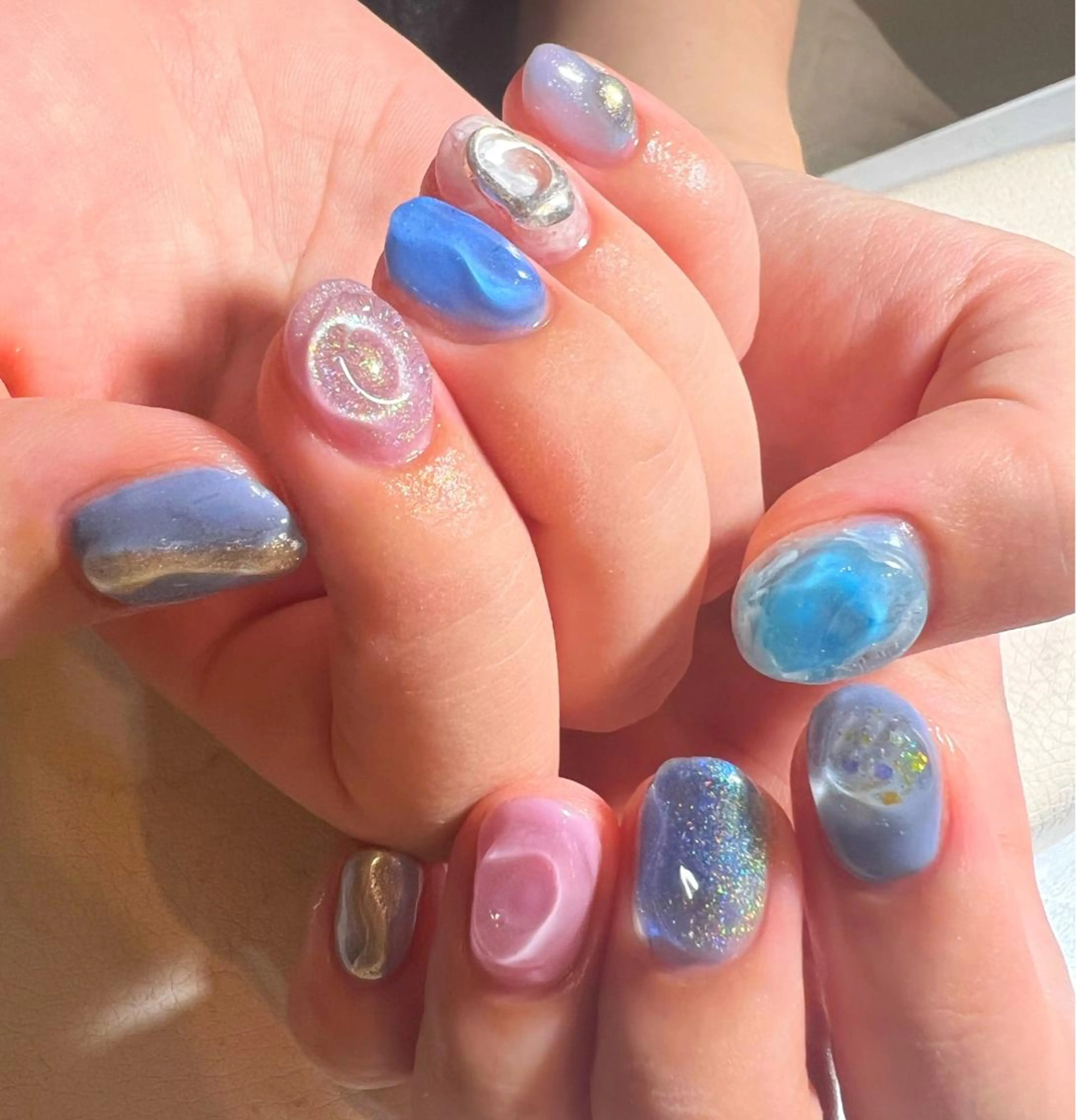 ショート ネイル ハンドネイル private salon mieのネイルデザイン