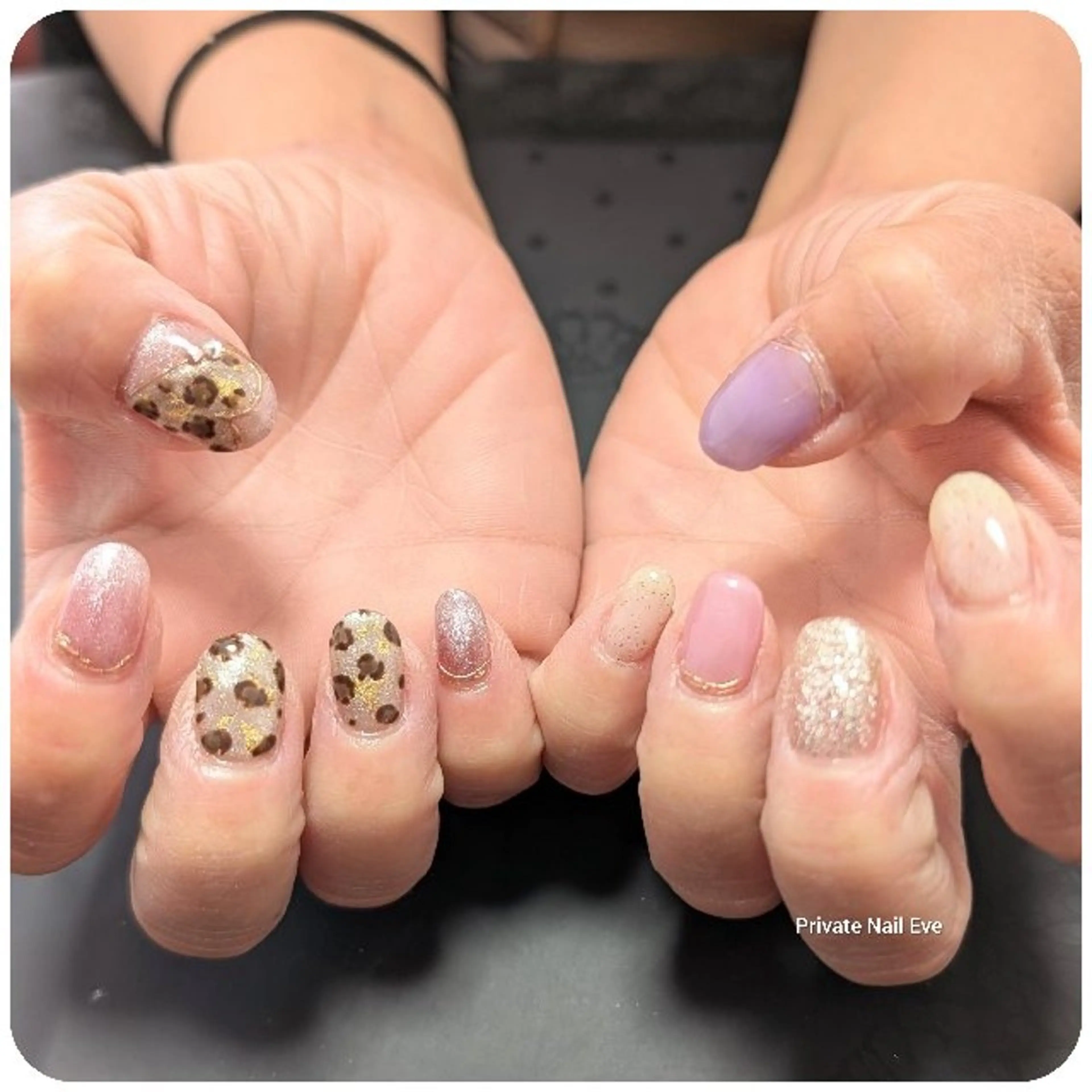 ネイル アニマル柄 ハンドネイル ネイル junkoのネイルデザイン