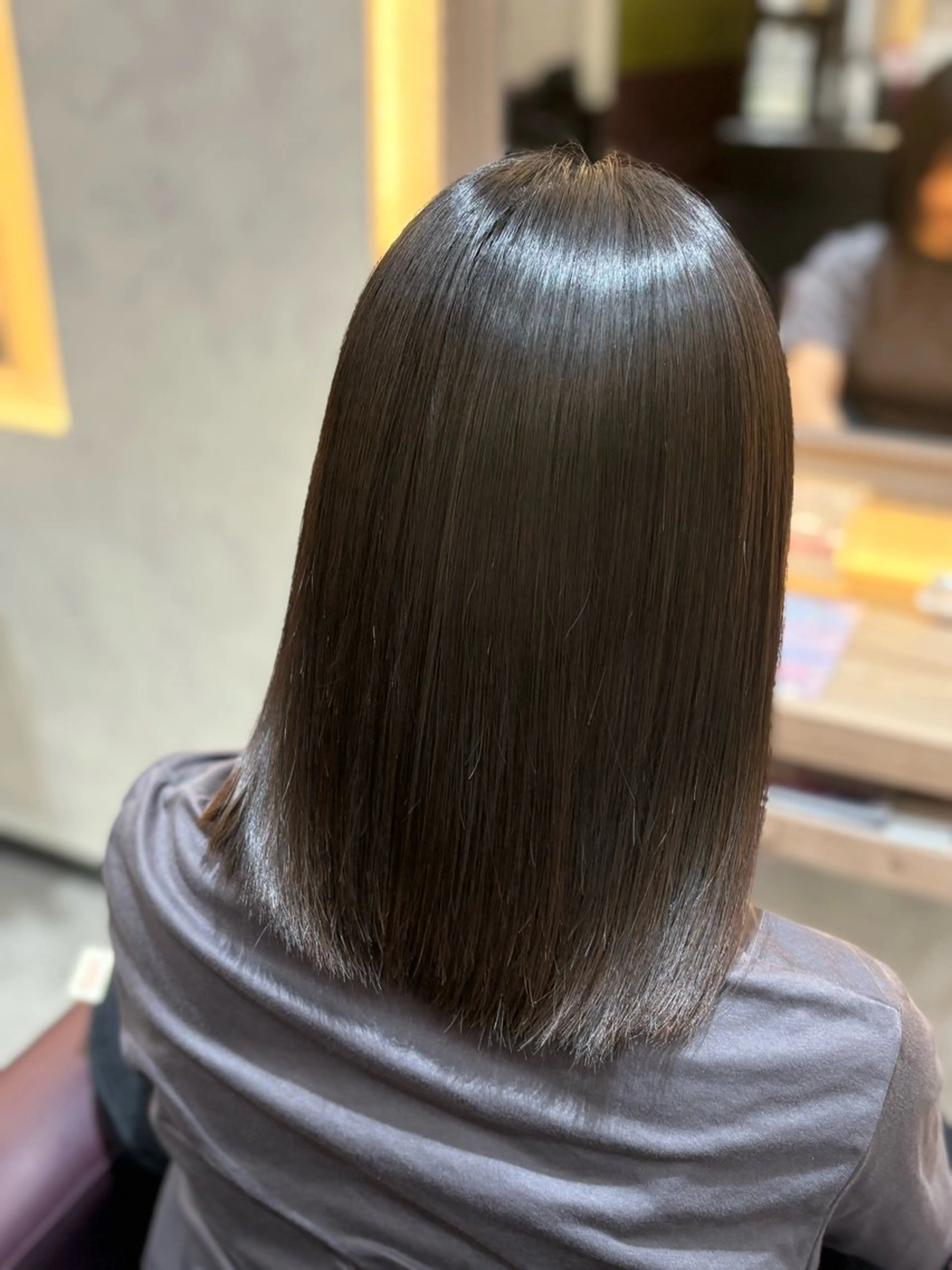 ミディアム 髪質改善 札幌艶髪/透明感 カラー🍓さつき🍓のヘアスタイル