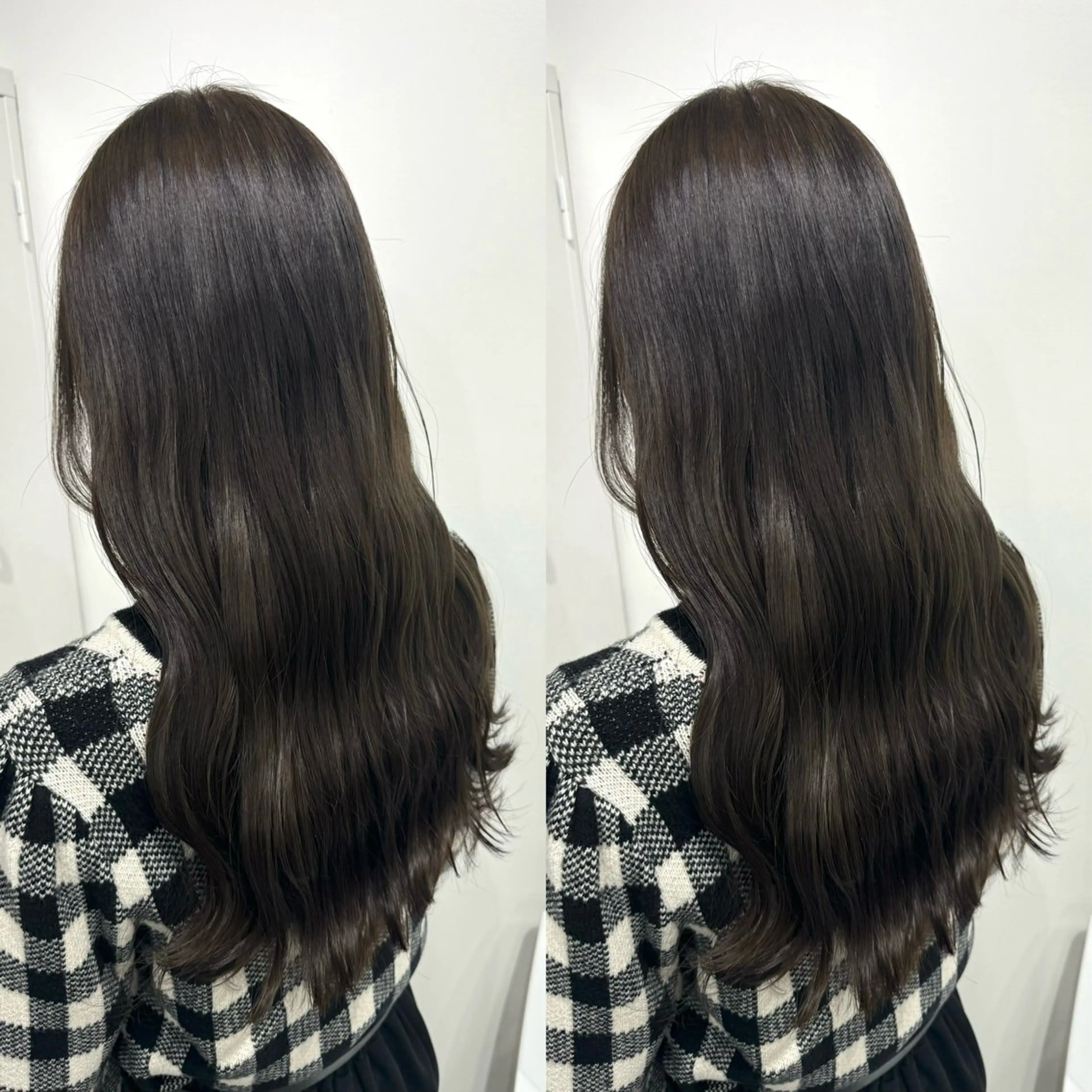 ロング ヘアカラー トリートメント 🎀髪質改善×韓国レ イヤー×透明感/米田のヘアスタイル