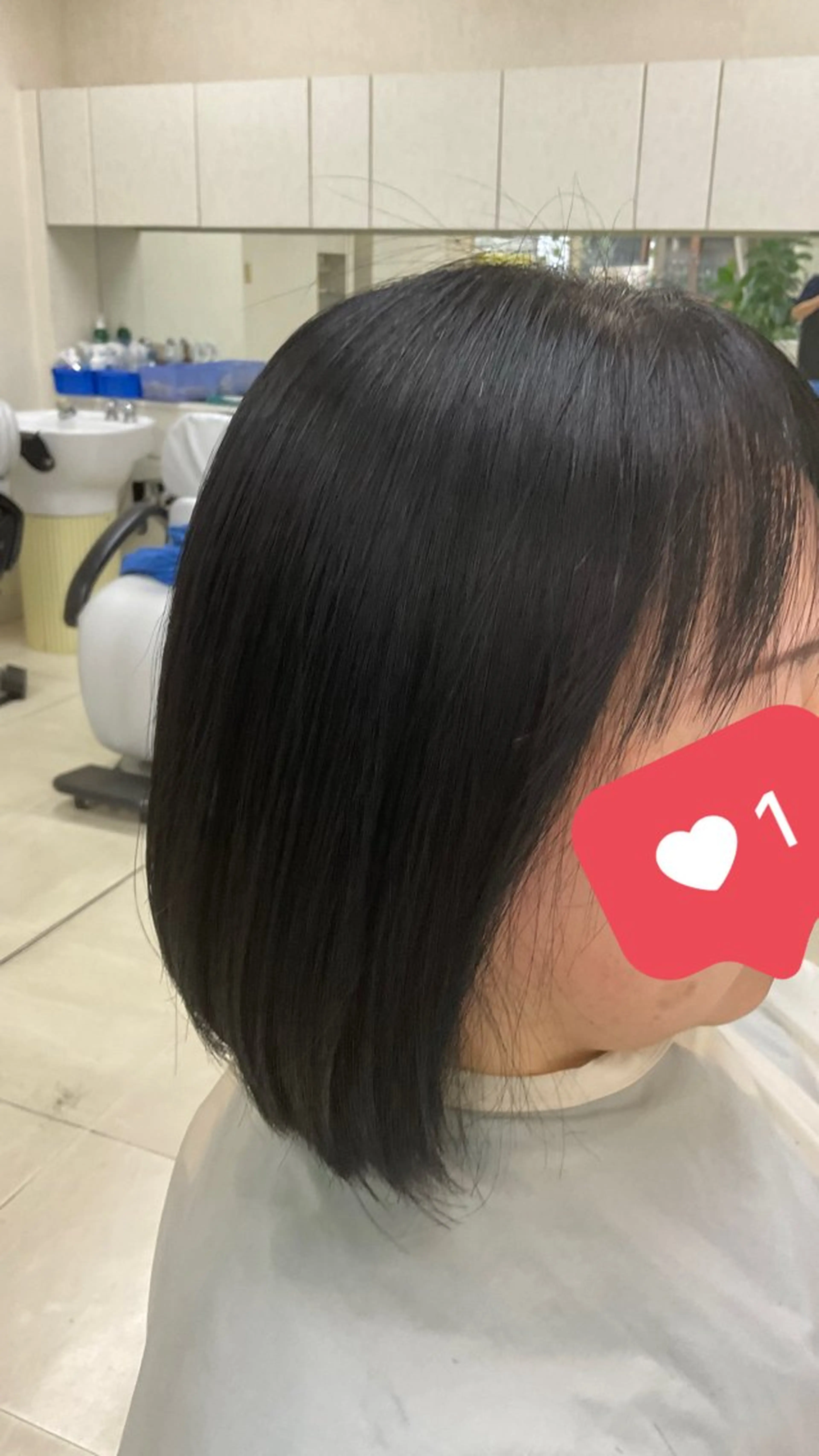 タカハシ リナのヘアスタイル
