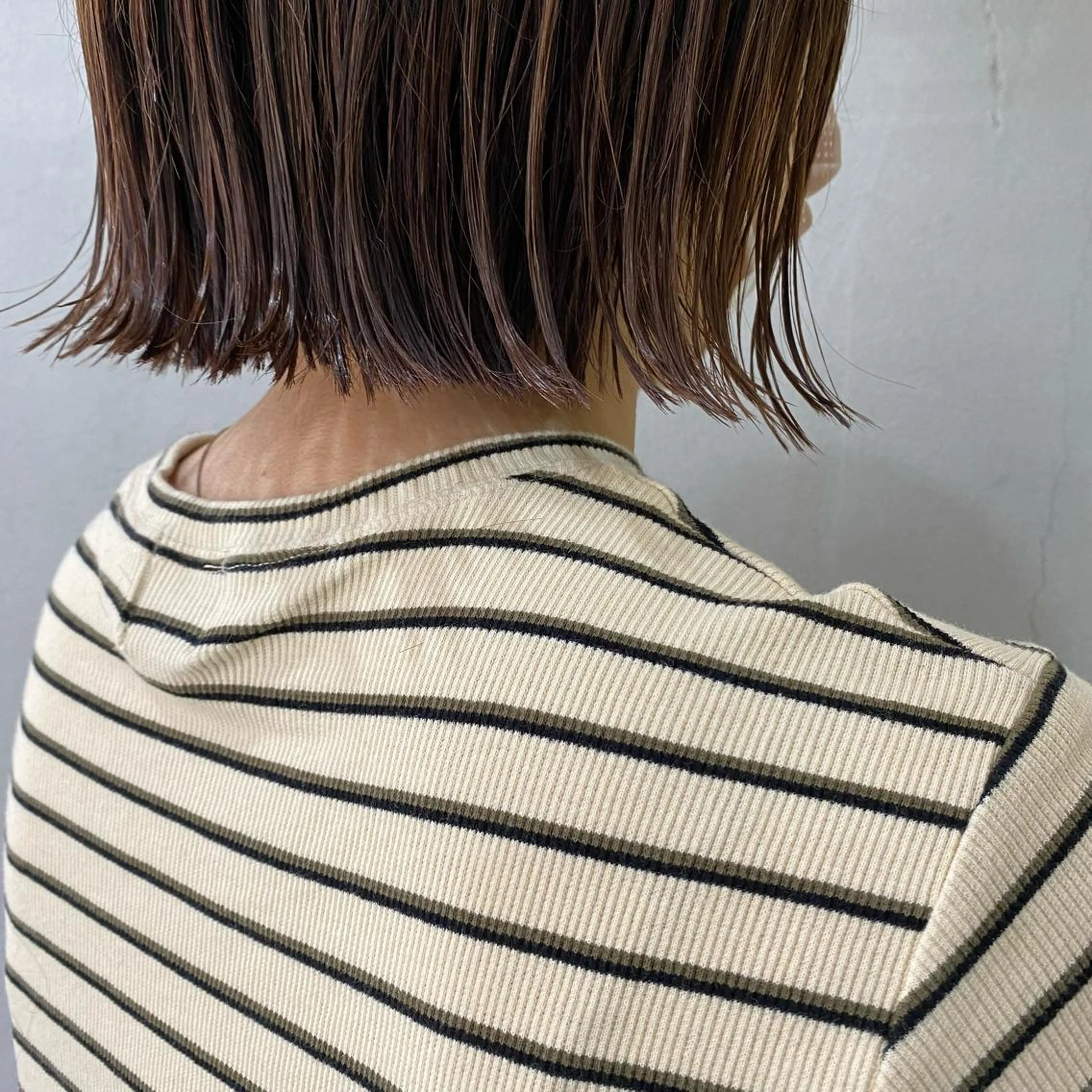 ショート カラー ベージュカラー ブリーチ ブリーチなしカラー ピンクカラー ピンクベージュ ボブ/パーマ ミヒラケイタのヘアスタイル