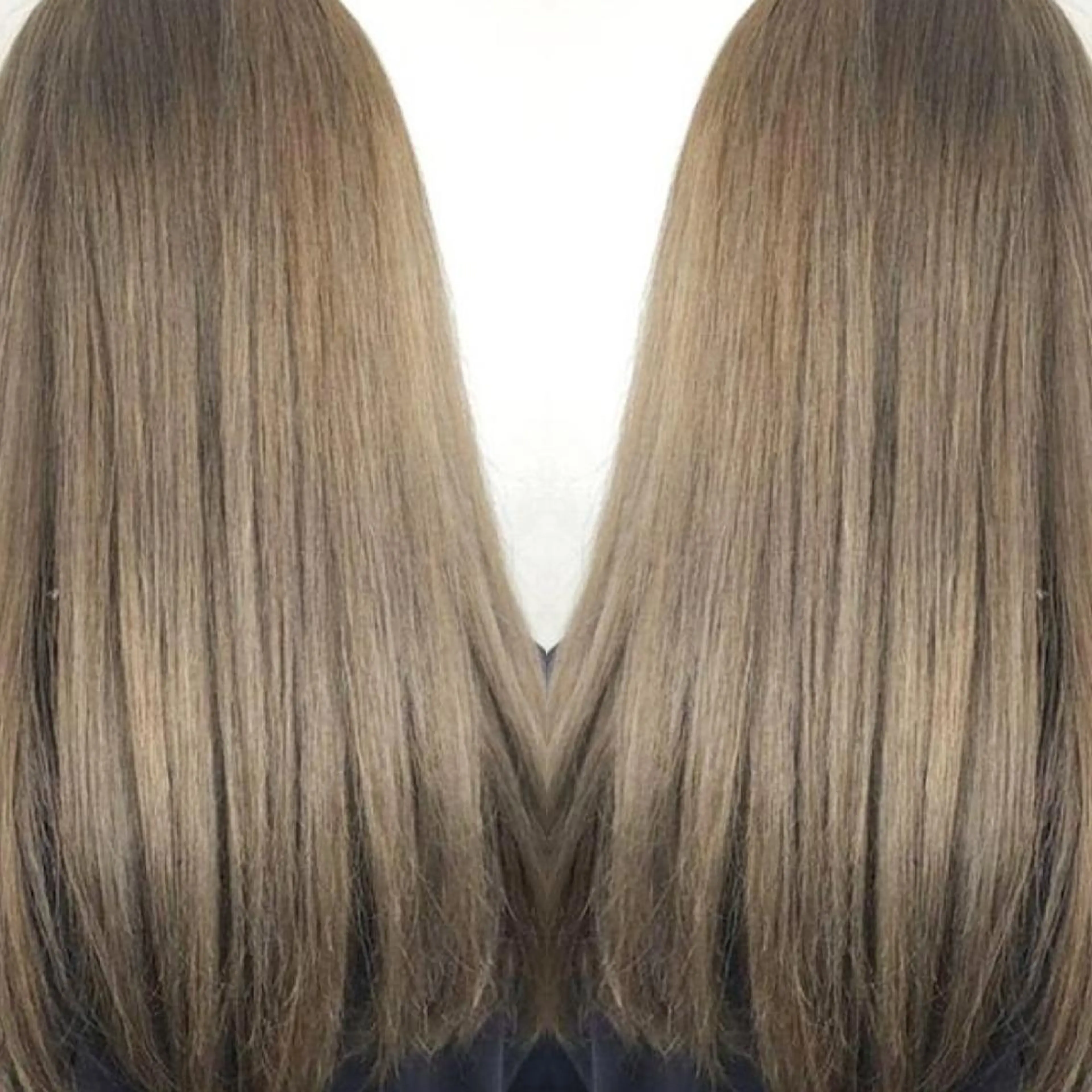 ロング カラー ベージュカラー ブリーチ 竹内啓太 ボブのヘアスタイル