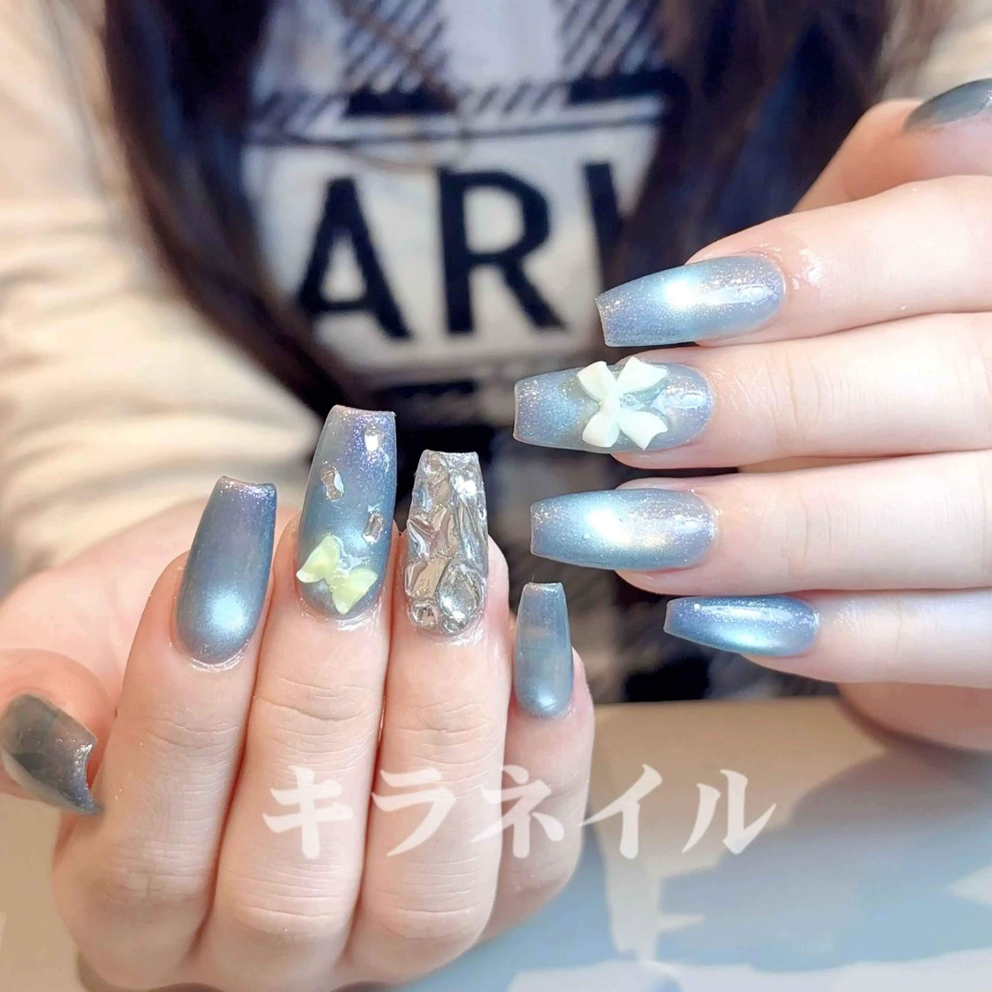 ネイル ハンドネイル 💗キラネイル💗 モチ最高のネイルデザイン