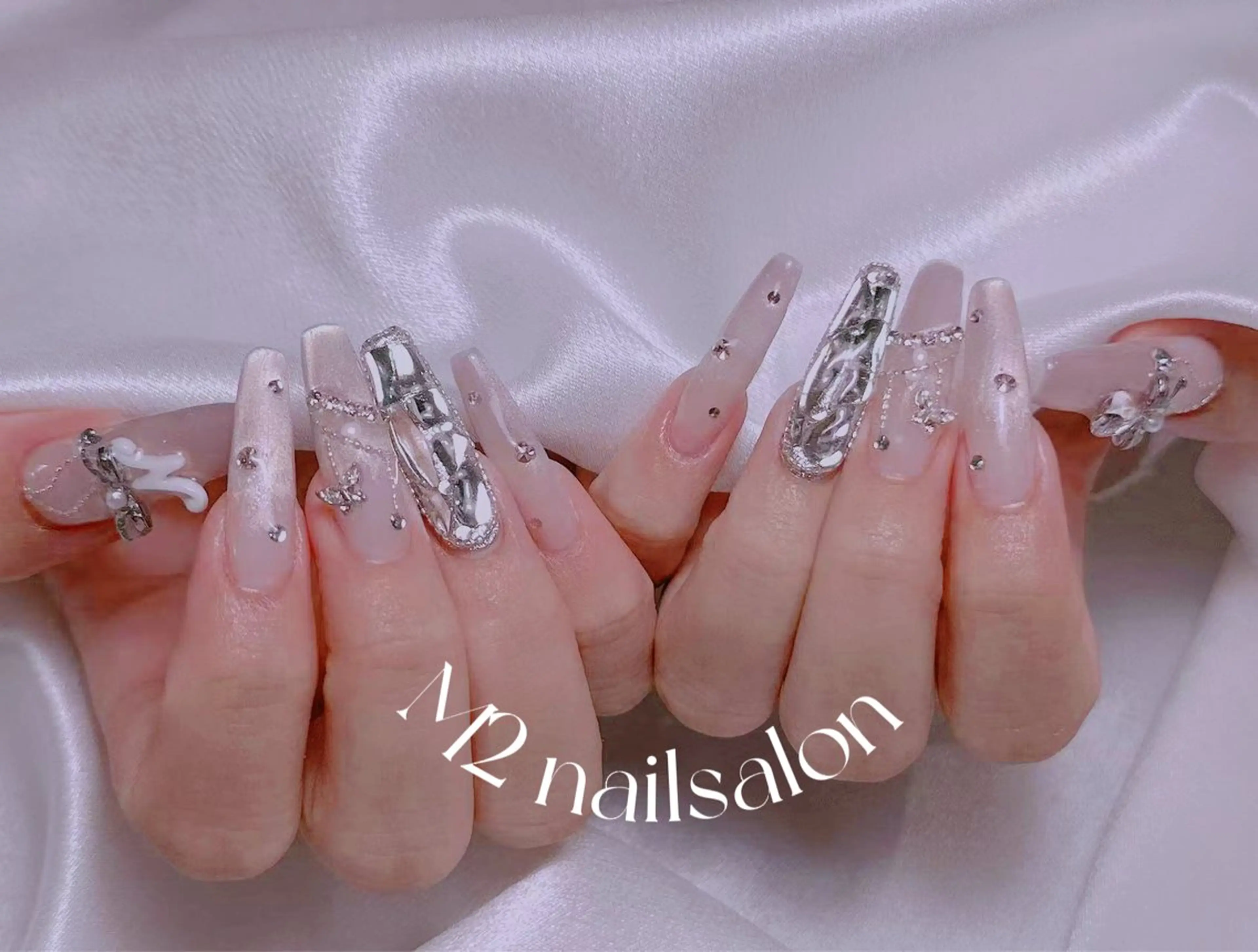 ネイル 長さだし専門店 M2 rikaのネイルデザイン