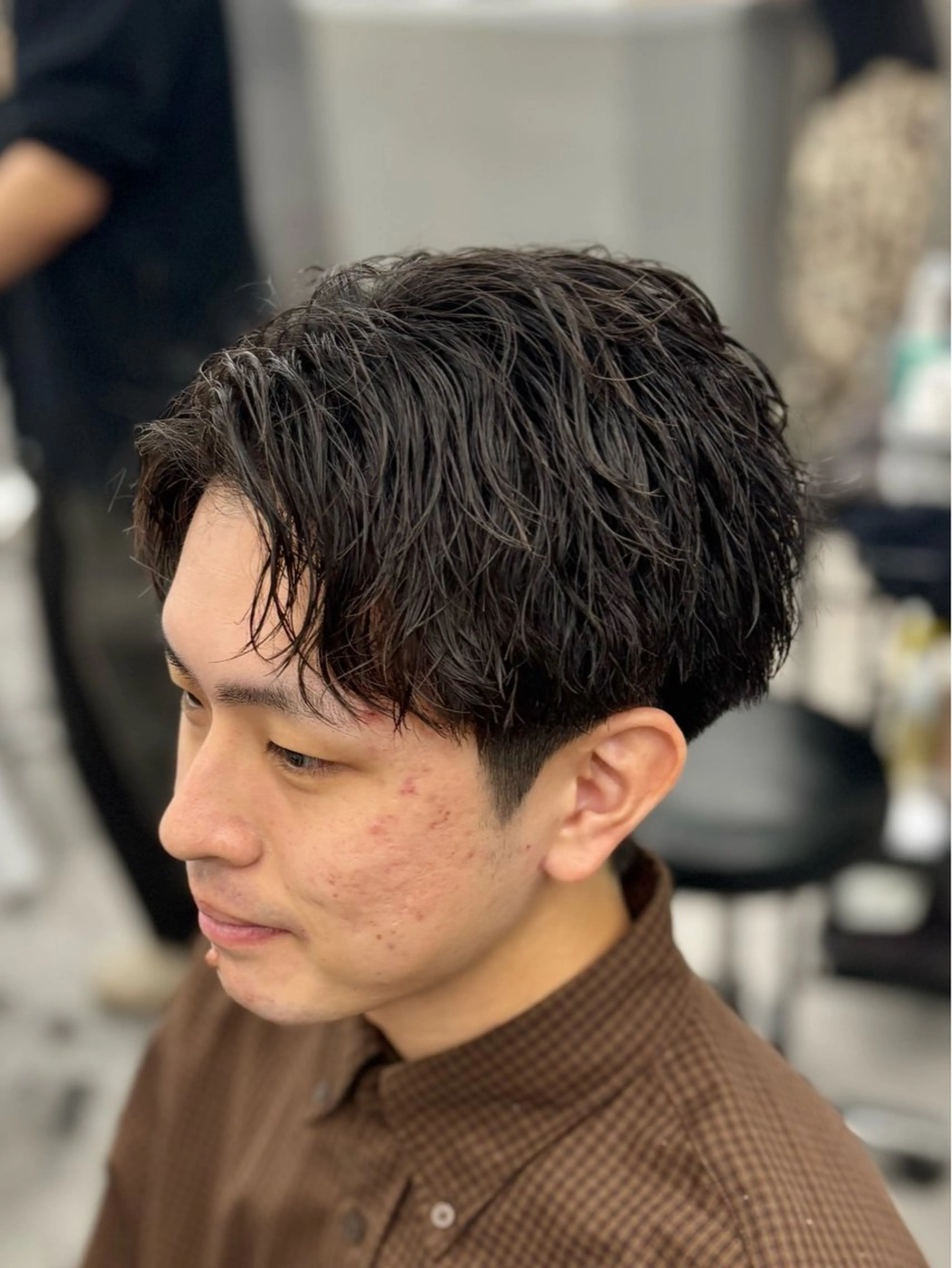 パーマ メンズ メンズパーマ カット パーマ 【ØVARL】🦁 メンズパーマ/レオのヘアスタイル