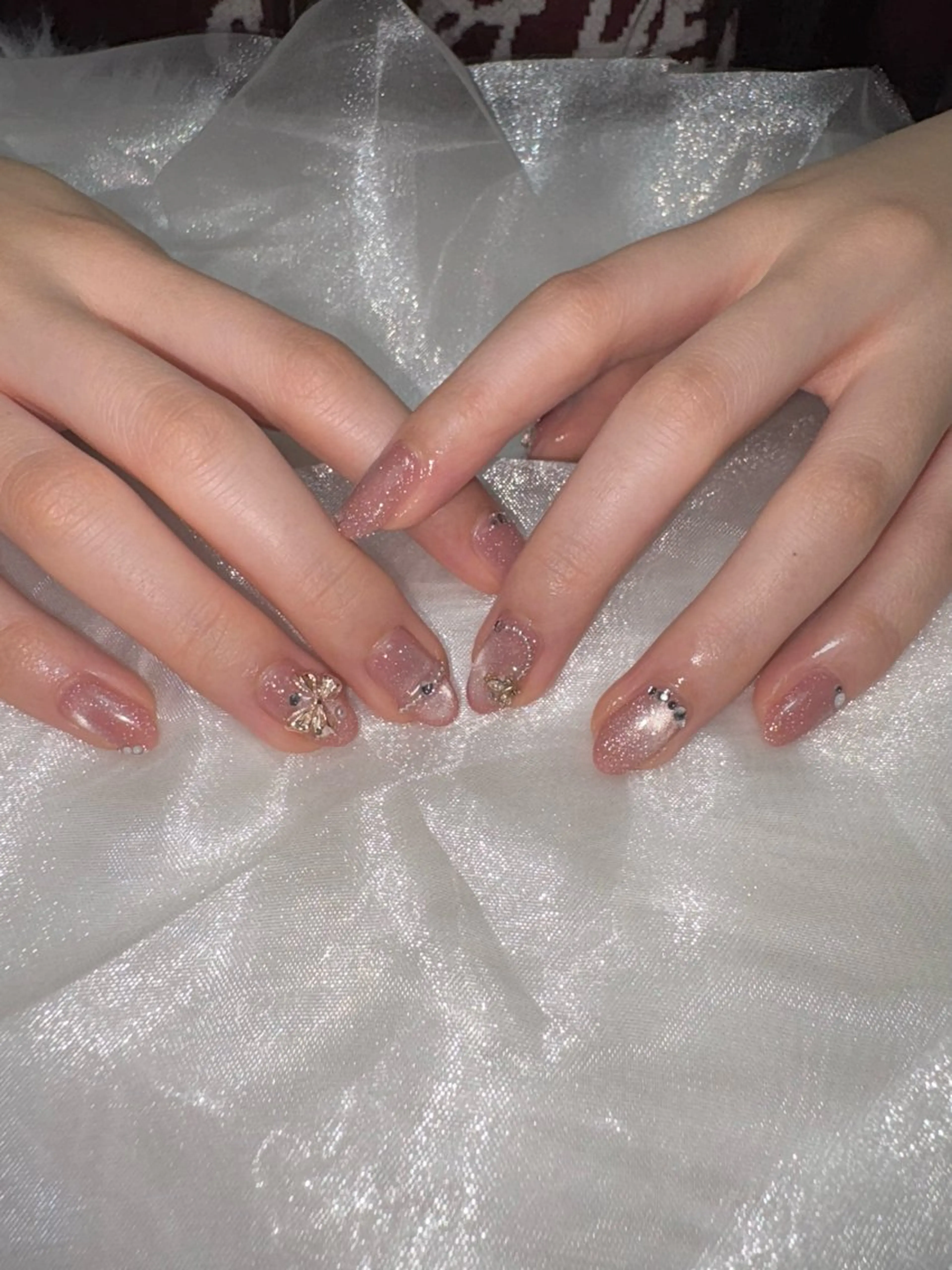 ネイル フラッシュネイル フラッシュマグ マグネットネイル ハンドネイル nail salon Anela🪽🫧のネイルデザイン