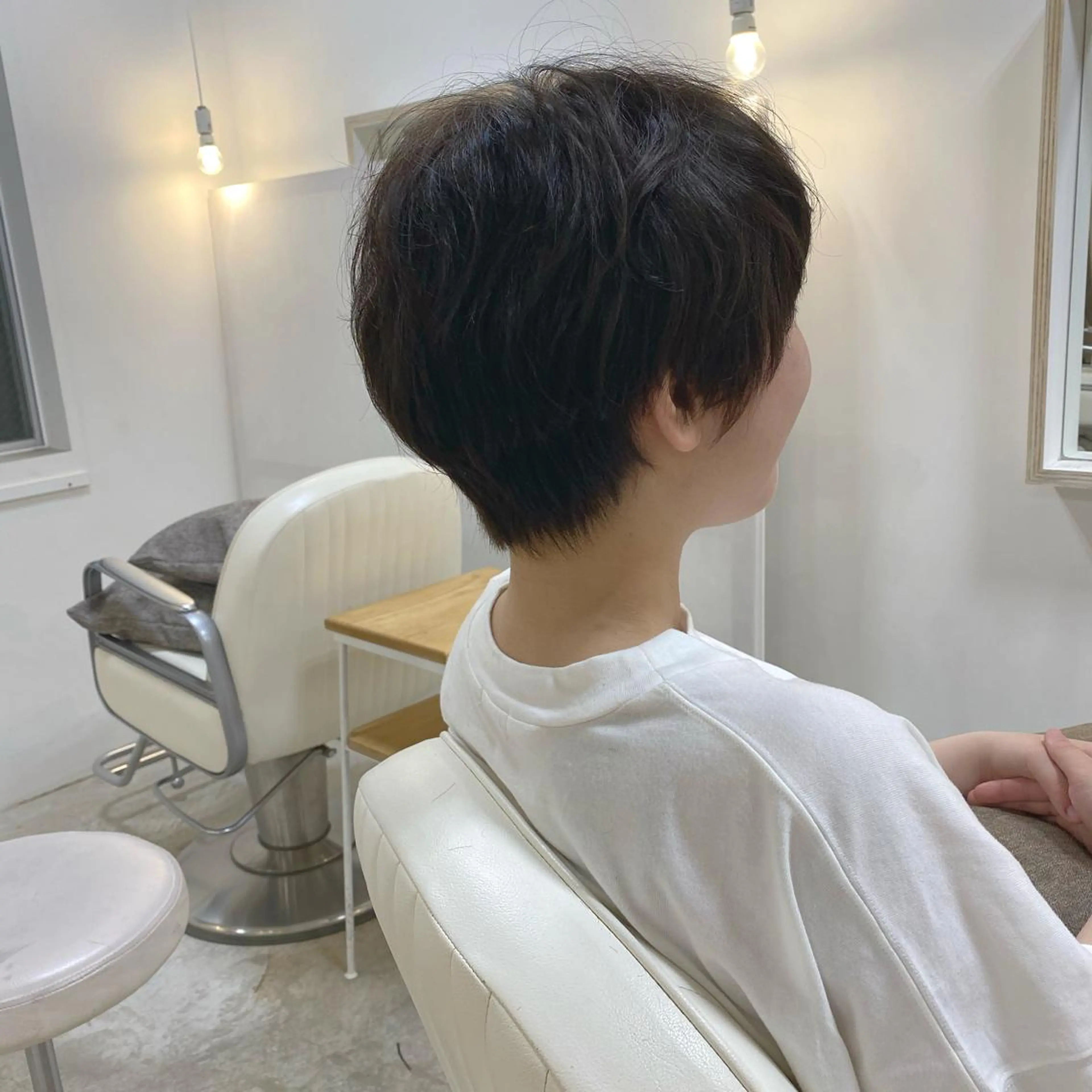 ショート 縮毛矯正 やまぐち もえかのヘアスタイル