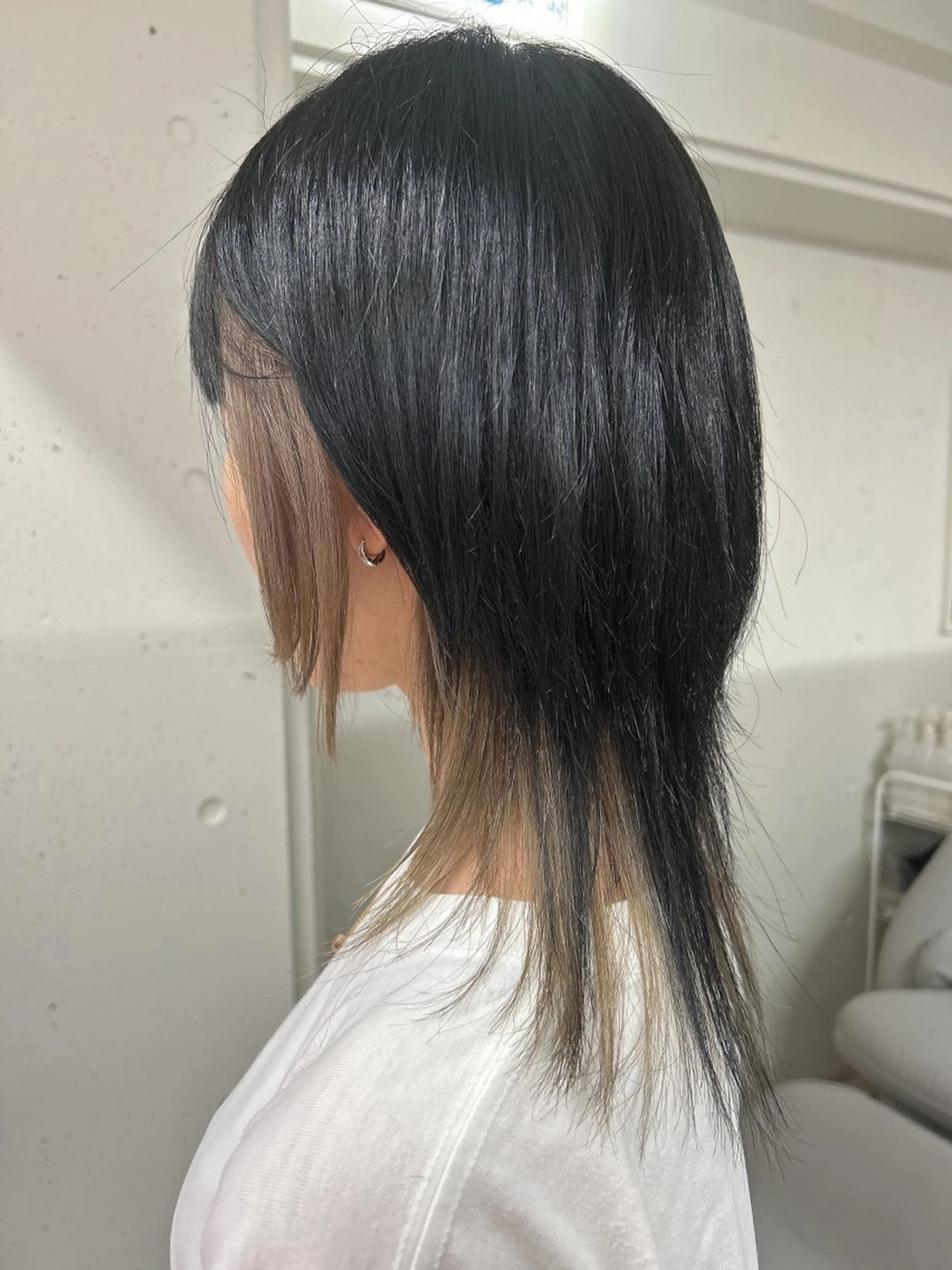 ミディアム カット ヘアカラー ミルミー美容室所属・🦄💒💓齎藤 七海子🦄💒💓のマツエク・マツパデザイン