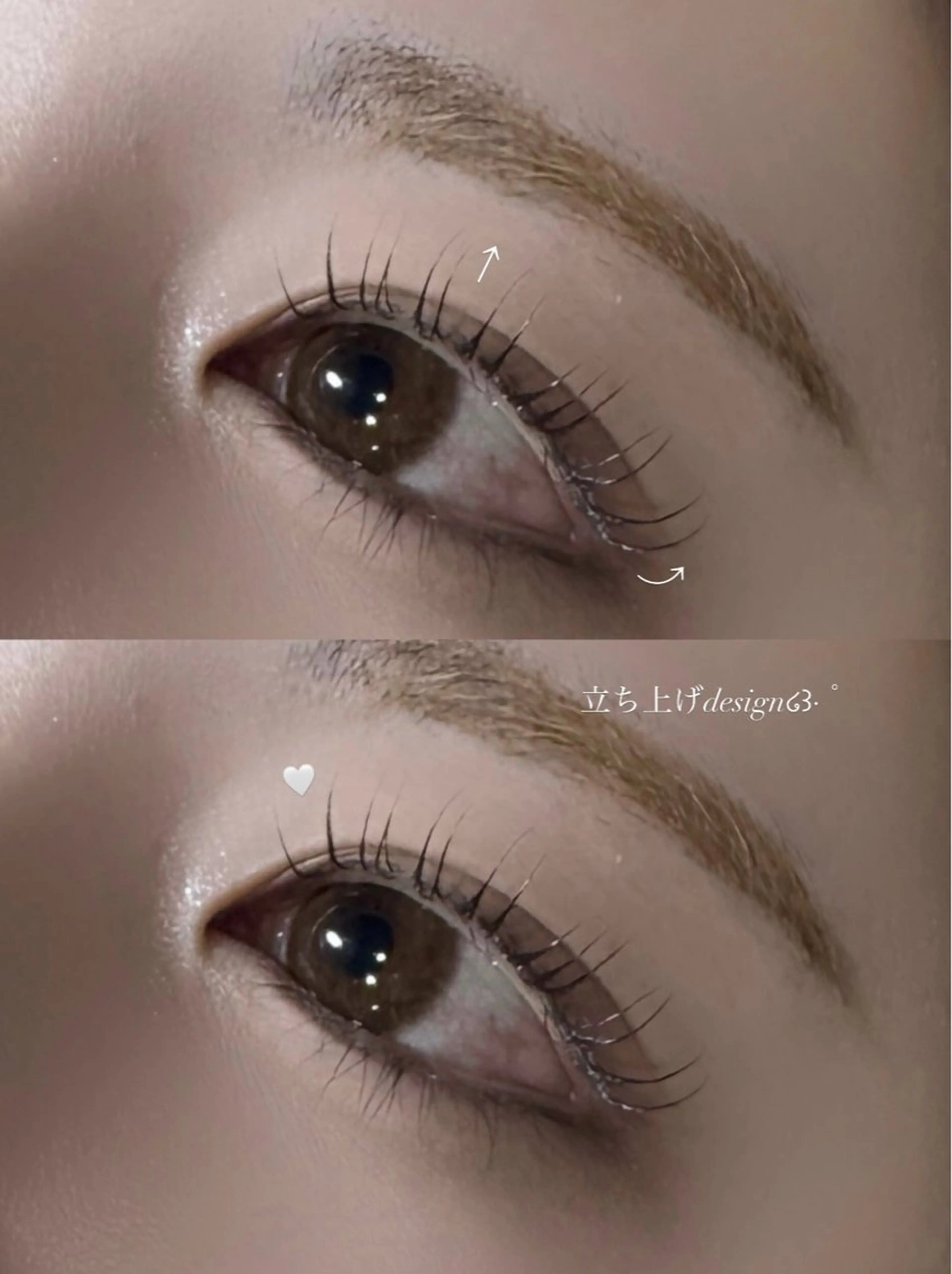 マツエク・マツパ 一重×まつ毛パーマ 藤森 菜那のマツエク・マツパデザイン