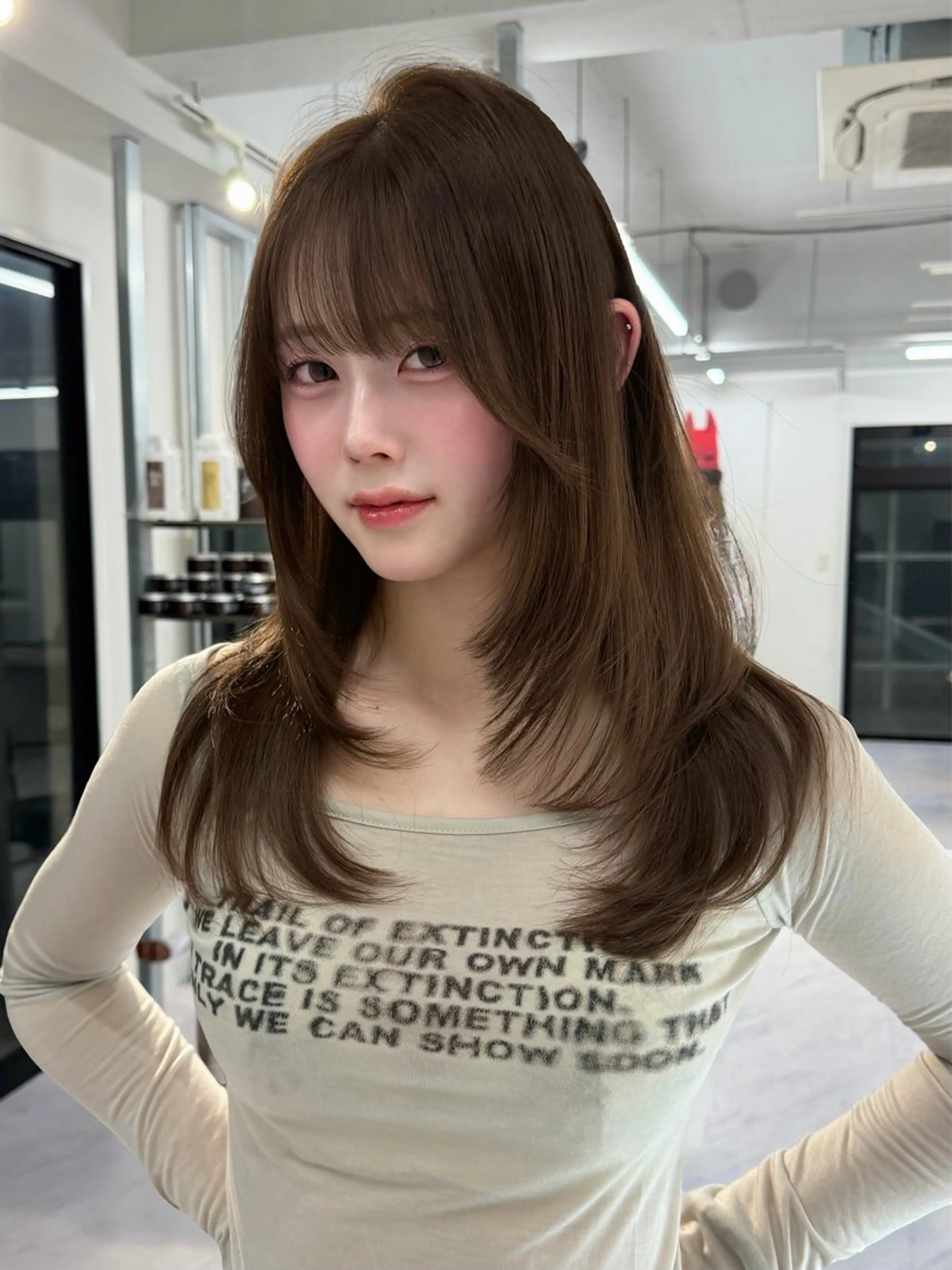 カラー カット ヘアカラー トリートメント ヘアセット Rita/髪質改善 /透明感カラーのヘアスタイル